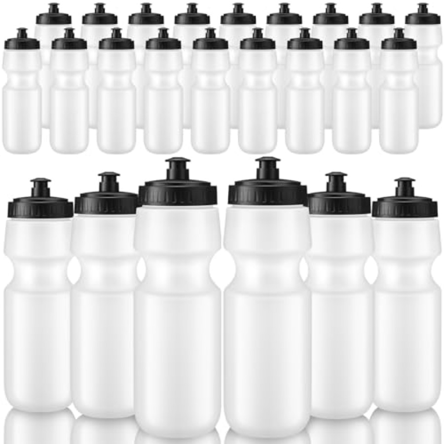 Water Bottle Blank - 24 Pcs Sports Water Bottles Bulk