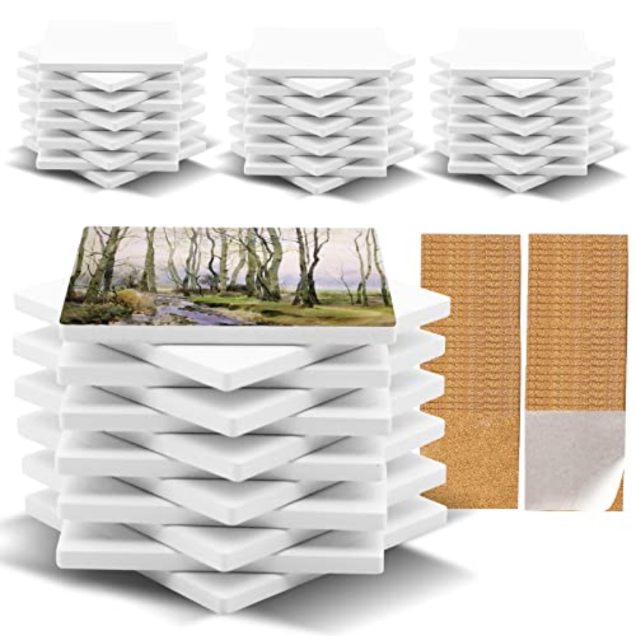 48 Pack Sublimation Blanks Coa - Ceramic Tile Blank avis et prix