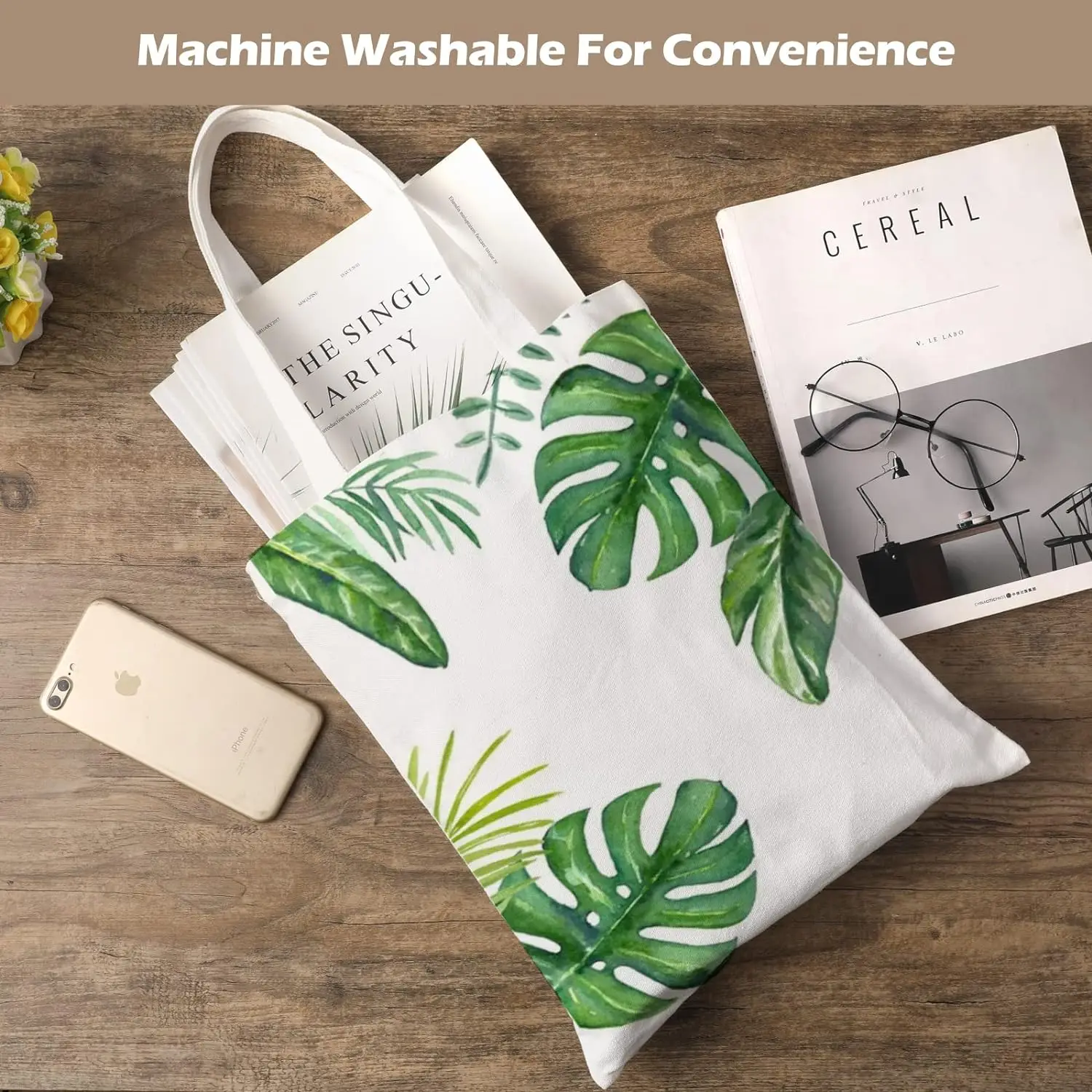 6pcs White Canvas Tote Bags, S - Tote Bag Sublimation avis et prix
