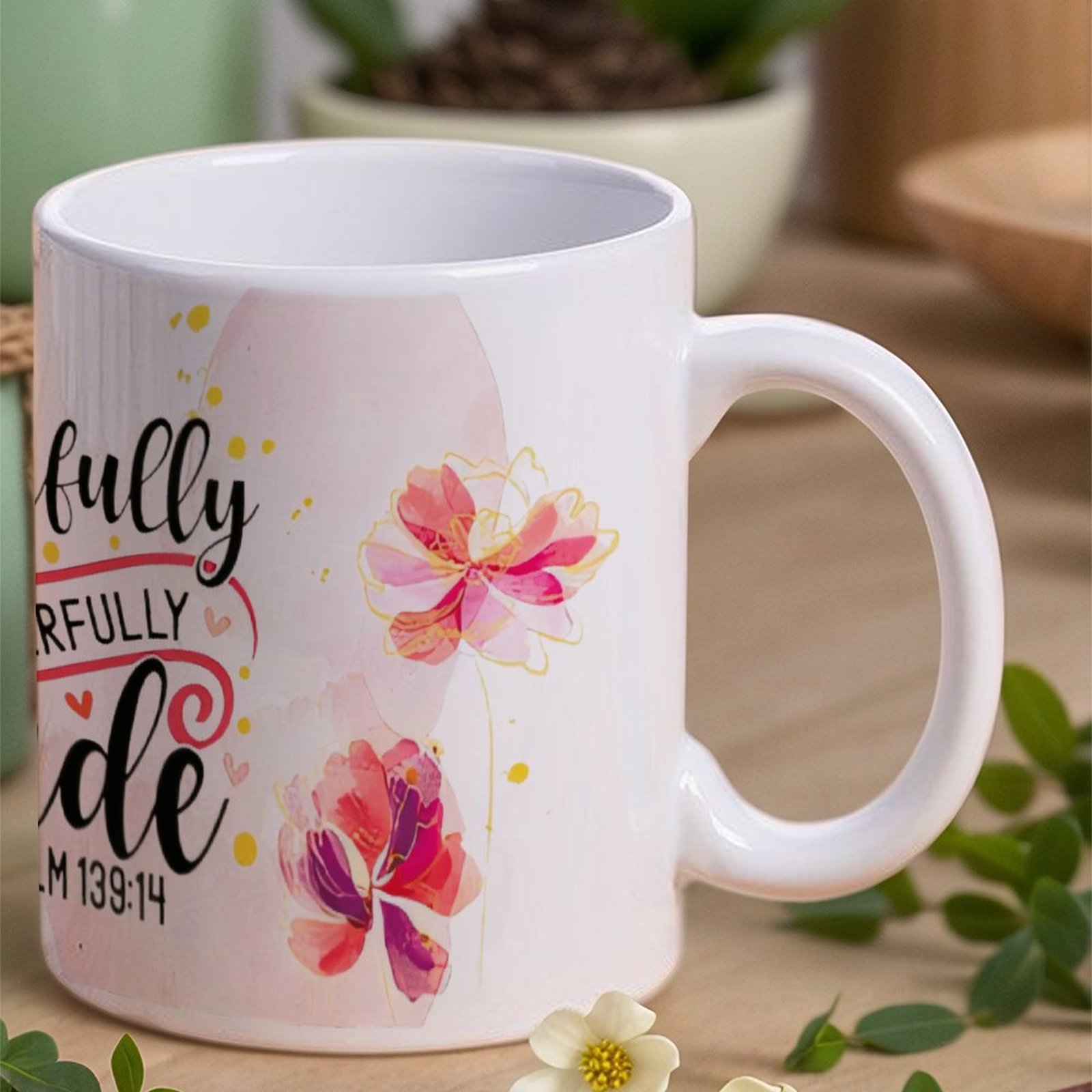 Fearfully And Wonderfully Made - Sublimation Mug White avis et prix