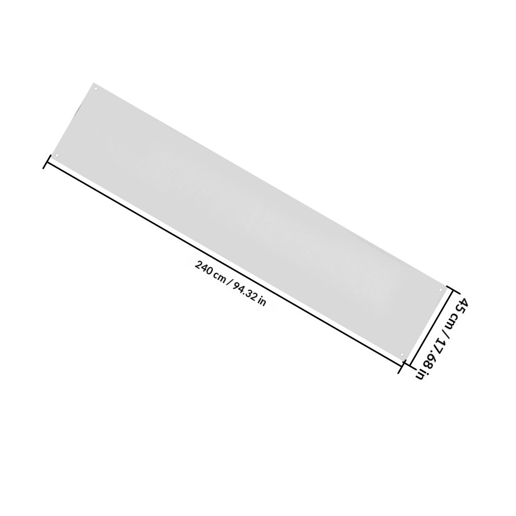 Large Blank DIY Banner White B - Yard Sign Blank avis et prix