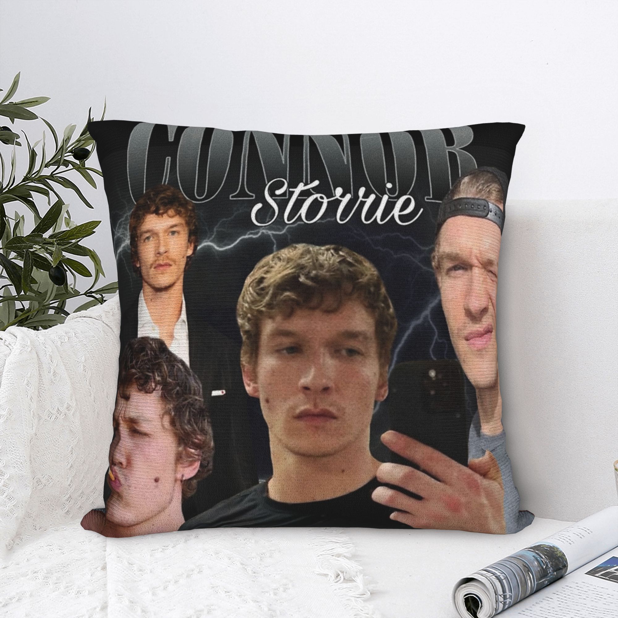Connor Storrie Heated Rivalry  - Pillow Cover Sublimation avis et prix
