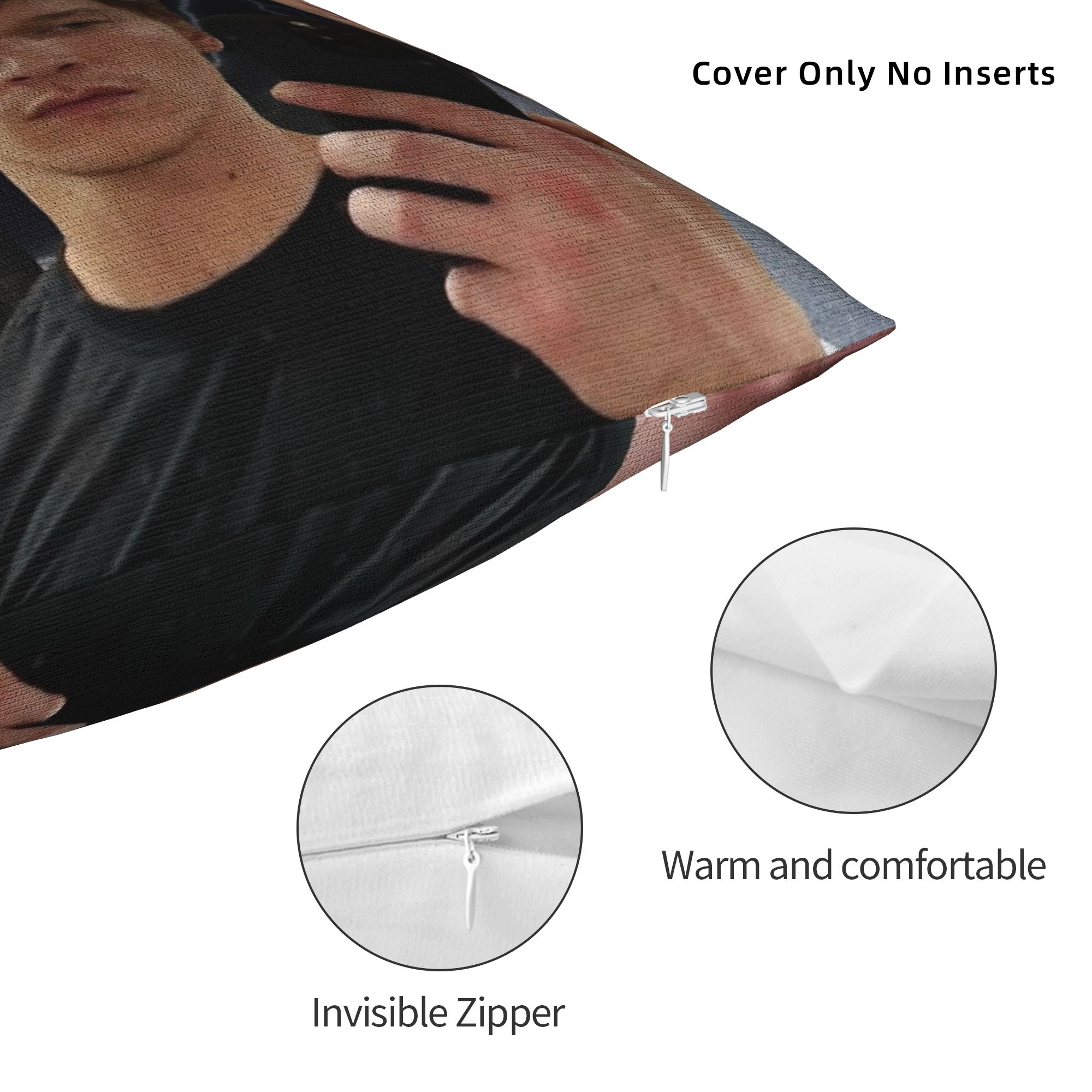 Connor Storrie Heated Rivalry  - Pillow Cover Sublimation avis et prix