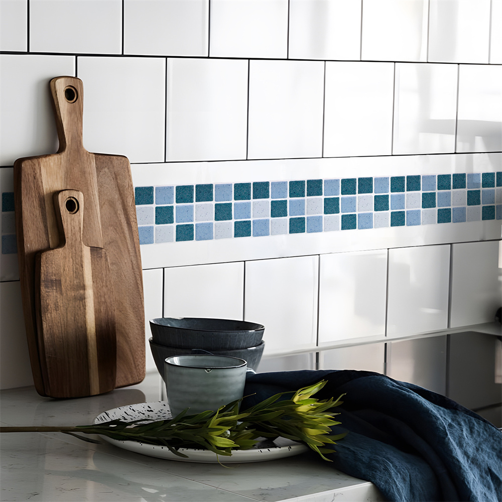 Blue Mosaic Self-Adhesive Base - Ceramic Tile Blank avis et prix