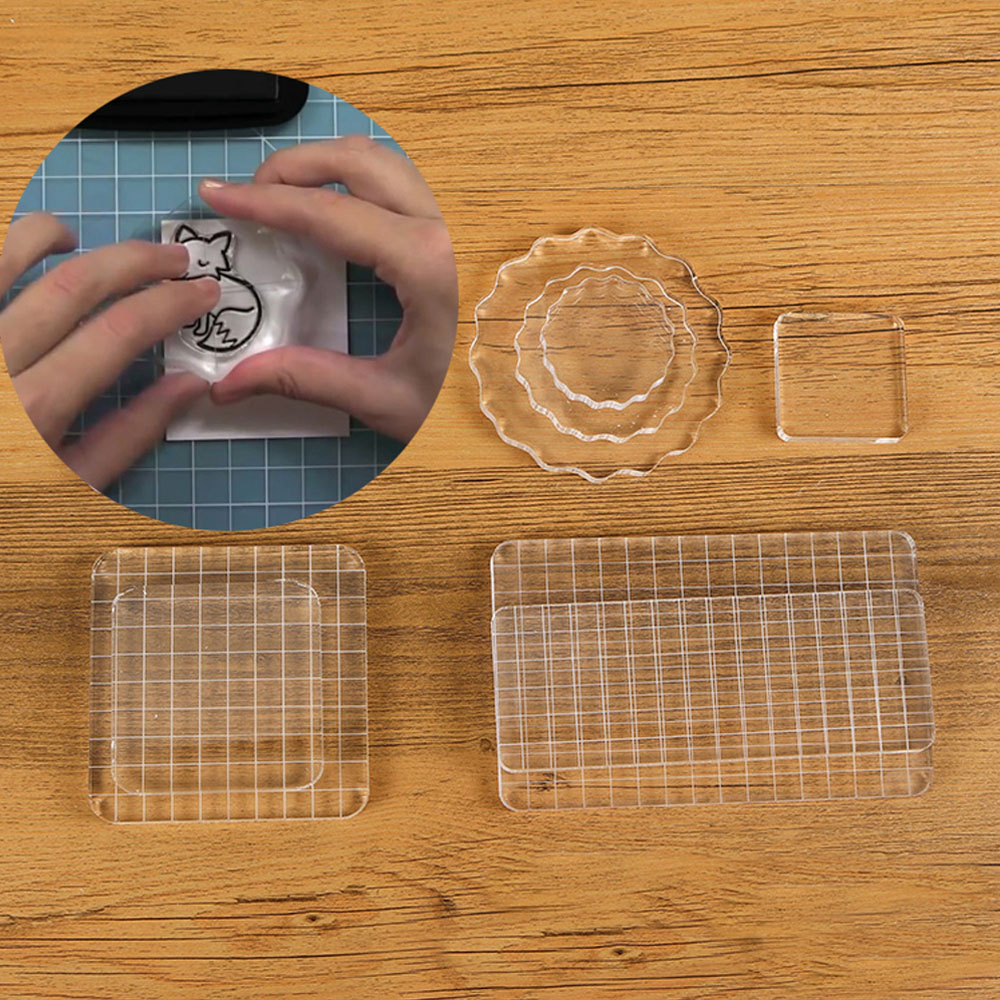 Clear Acrylic Stamp Block Use  - Photo Acrylic Block avis et prix