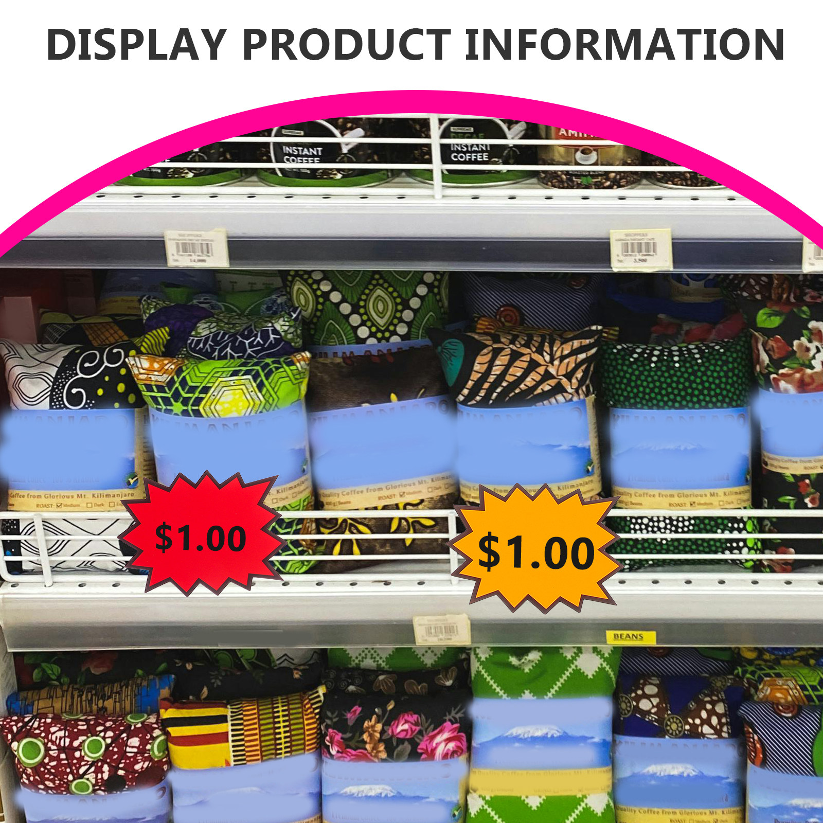 80Pcs Vibrant Fluorescent Burs - Yard Sign Blank avis et prix