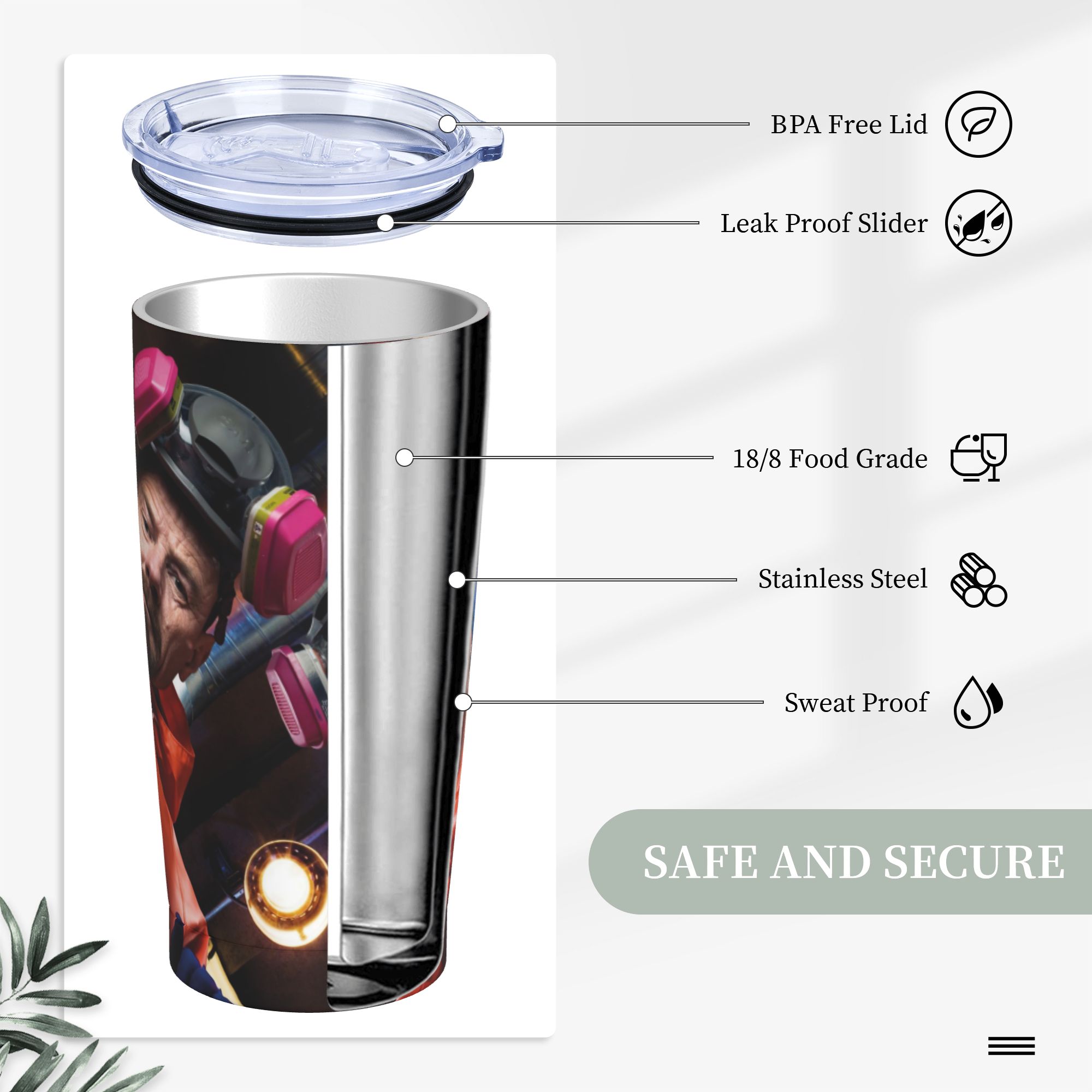 Walter White Pinkman Tumbler V - Tumbler 20Oz White avis et prix