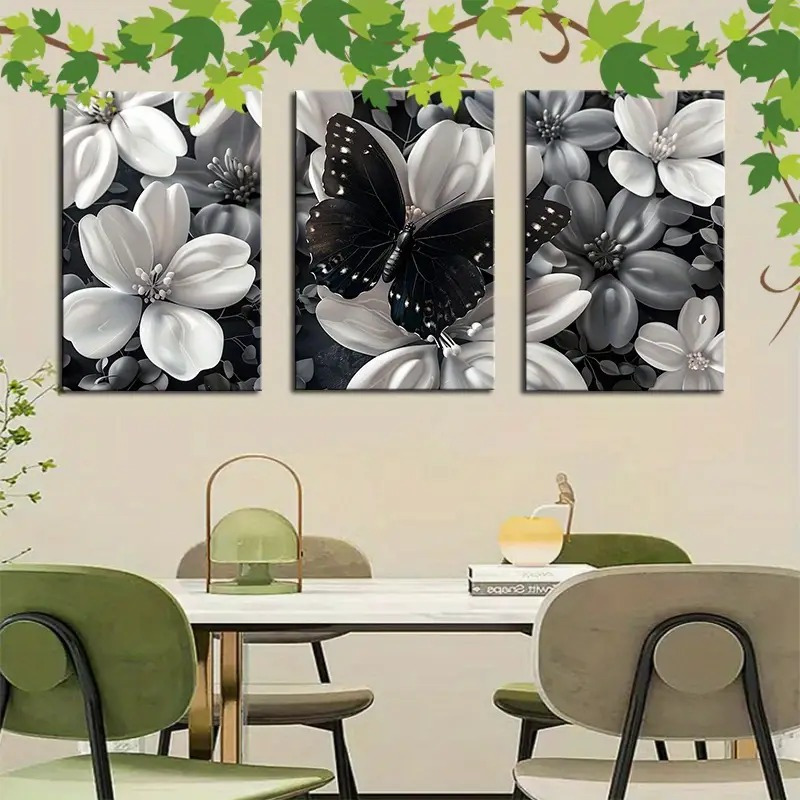 Framed Set of 3 Canvas Wall Ar - Canvas Wrap Ready avis et prix