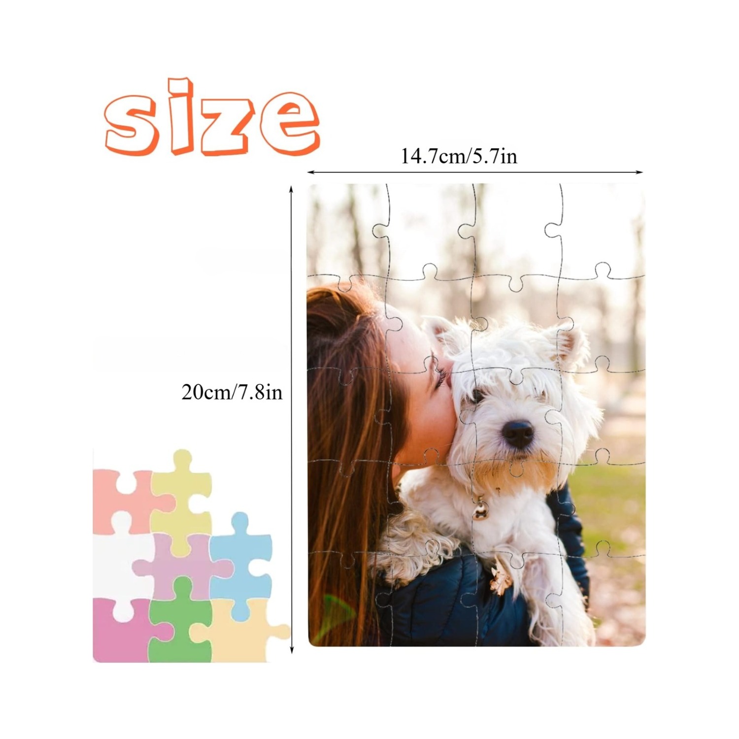6pcs Blank Sublimation Puzzles - Puzzle Blank White avis et prix