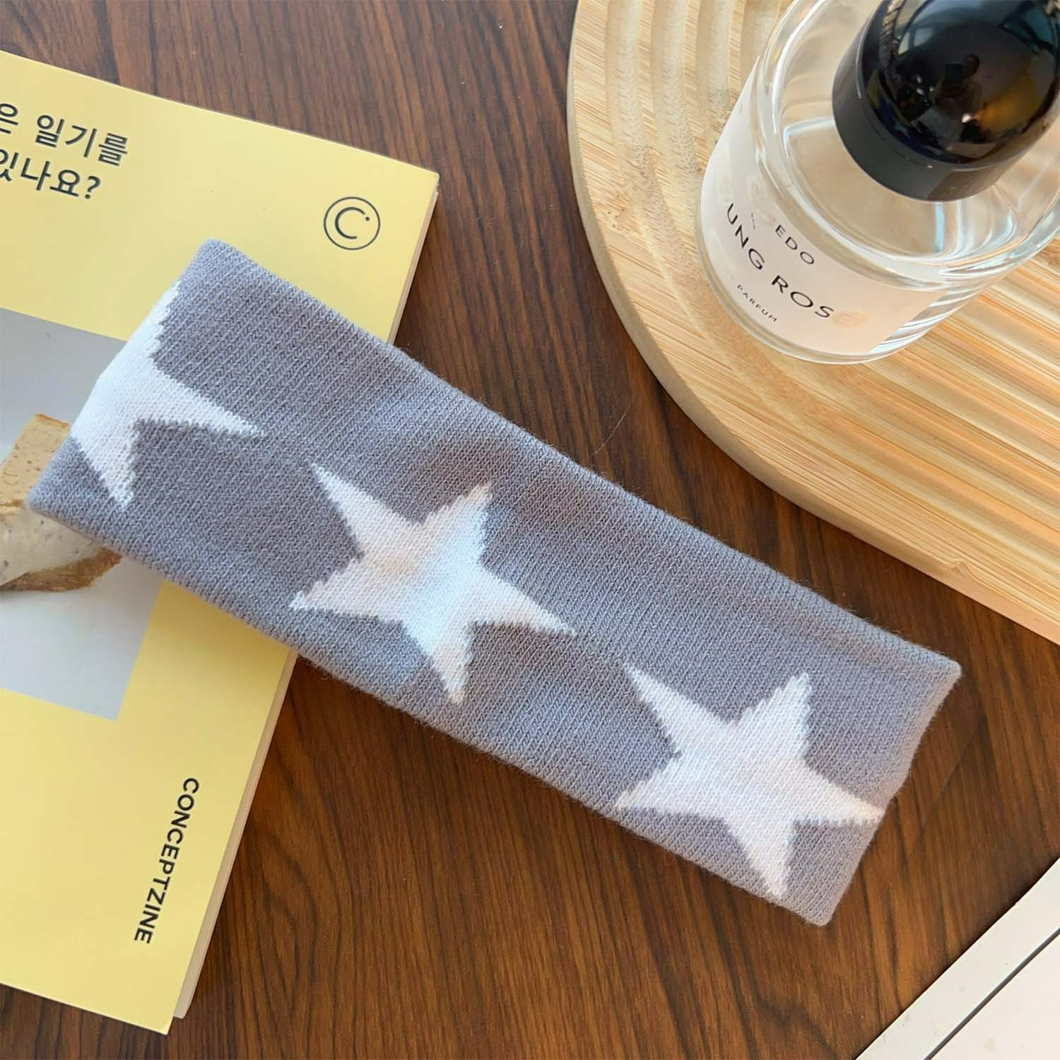 Star Embroidery Sports Headban - Bandana Blank White avis et prix