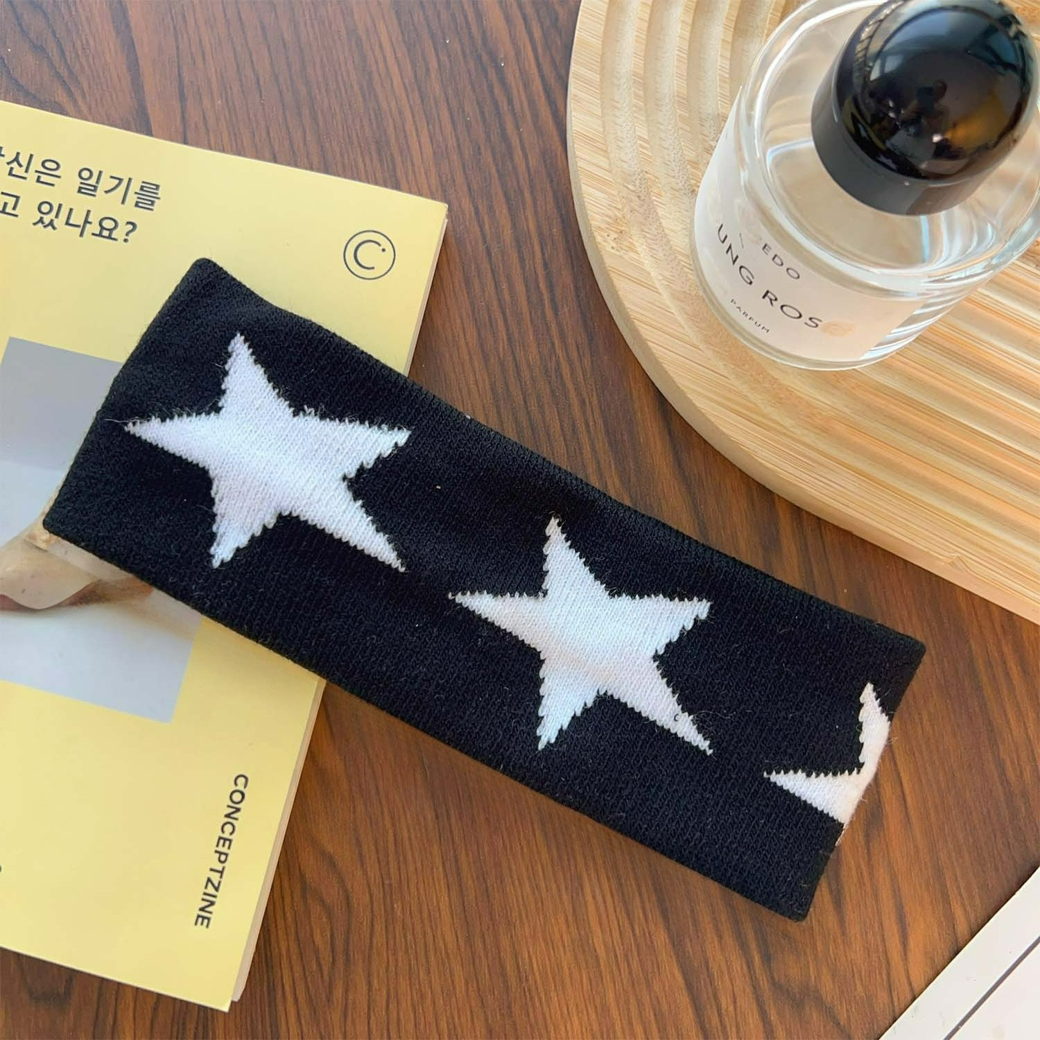 Star Embroidery Sports Headban - Bandana Blank White avis et prix