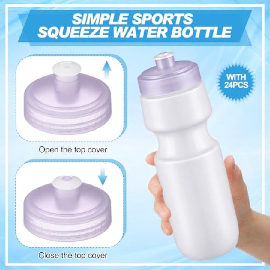 24 Pcs Sports Water Bottles Bu - Water Bottle Blank avis et prix