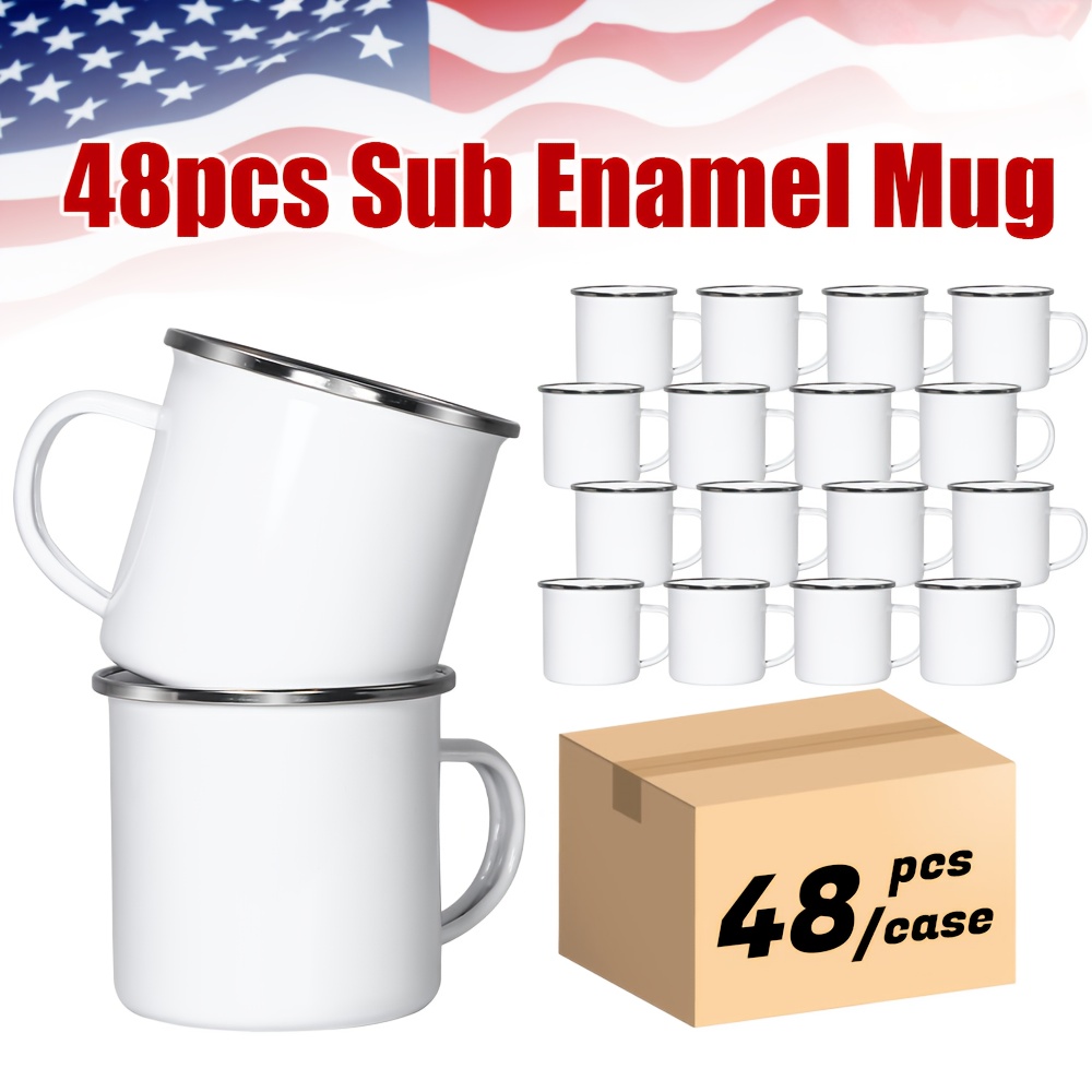 48pcs 11.83oz Sublimation Whit - Sublimation Mug White avis et prix