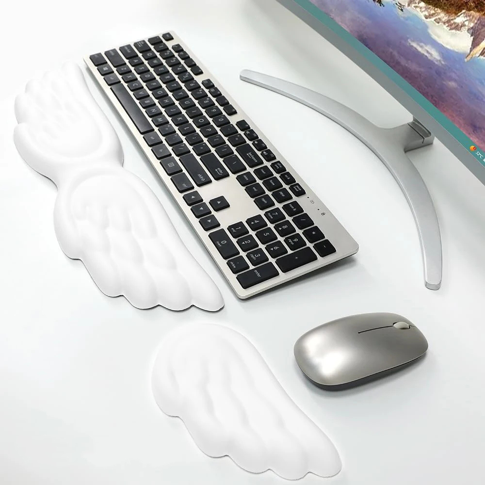 Angel Wings Shaped Keyboard Mo - Mouse Pad Blank Sublimation avis et prix