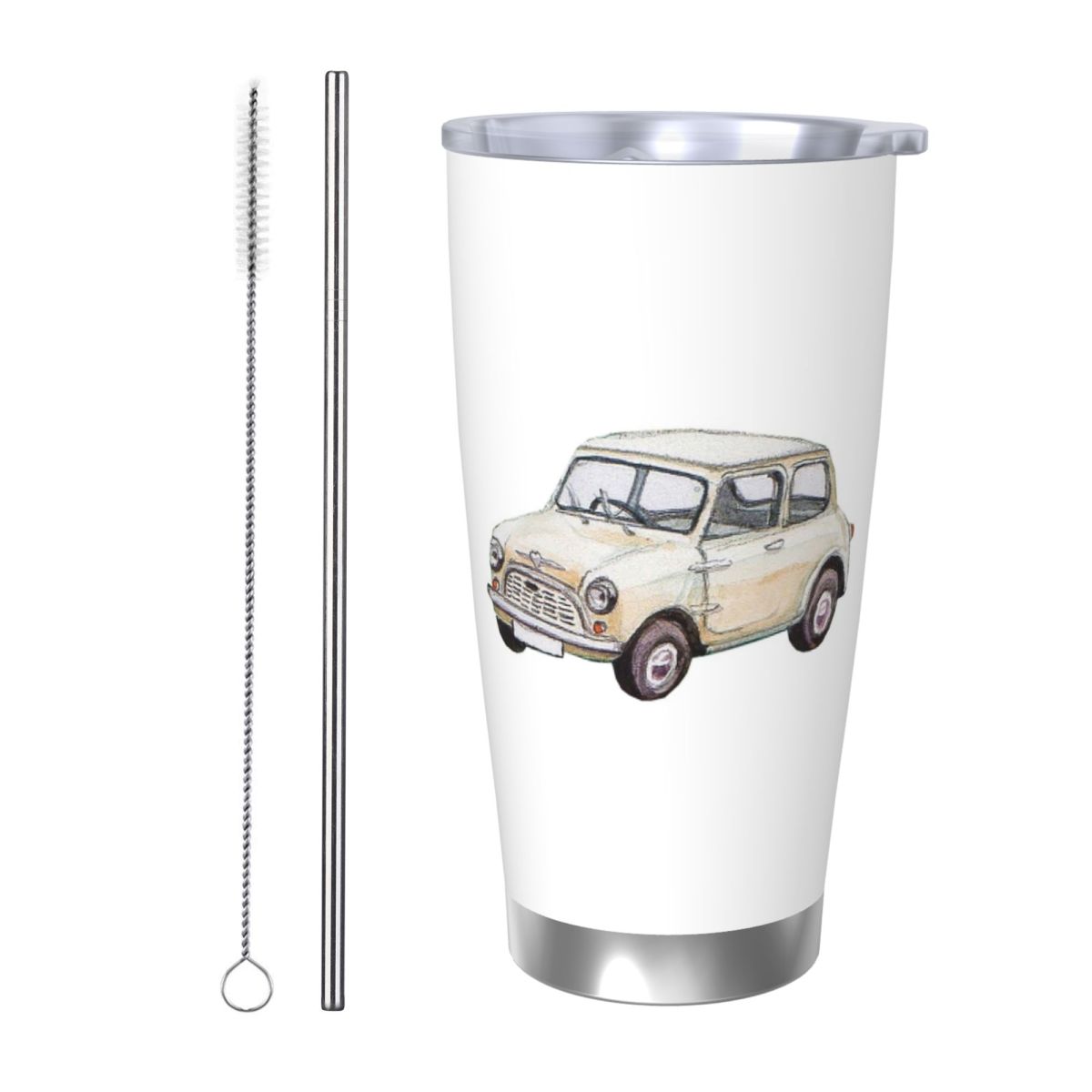 Classic White Mini Cooper In W - Tumbler 20Oz White avis et prix