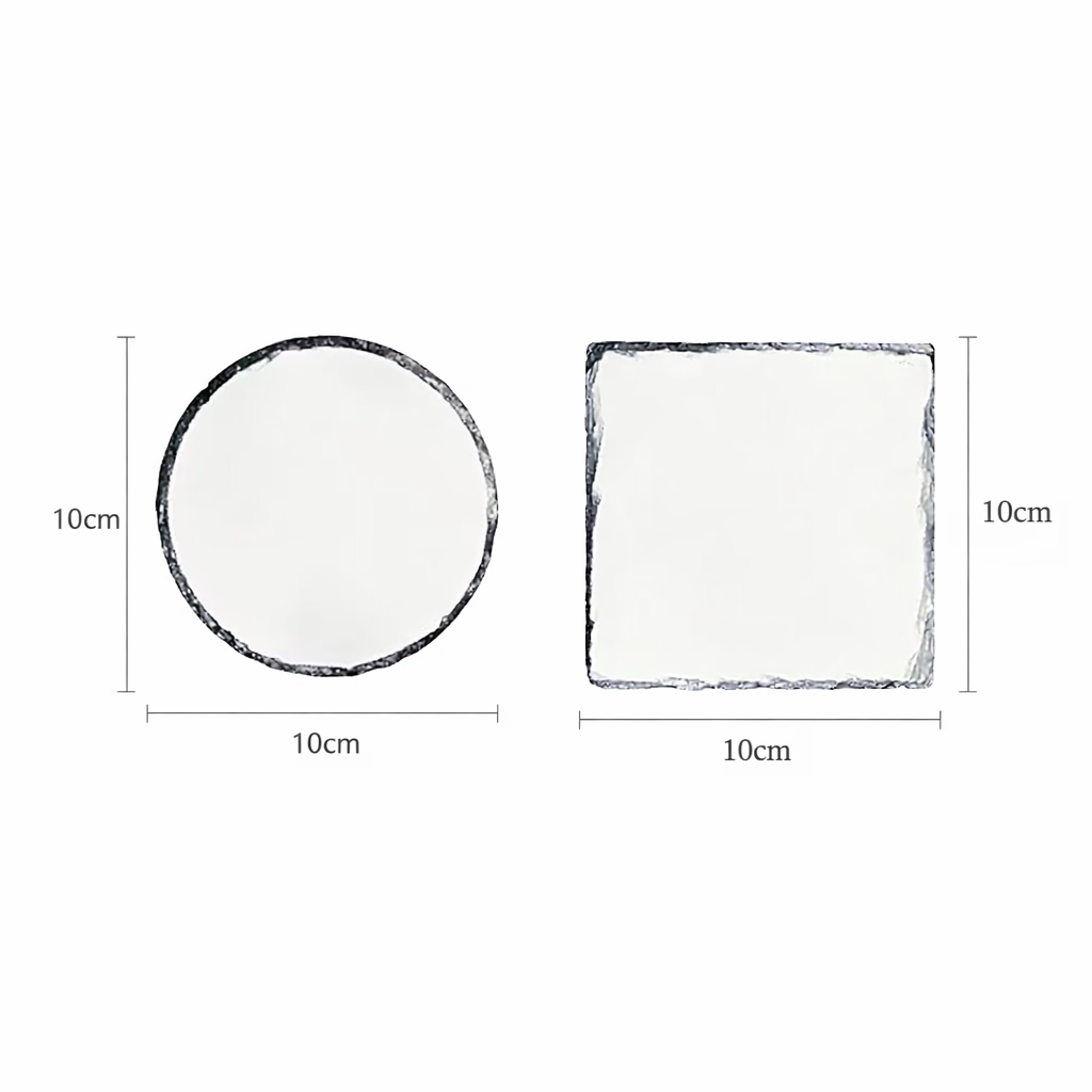 Round Sublimation Slate Coaste - Coaster Sublimation Blank avis et prix