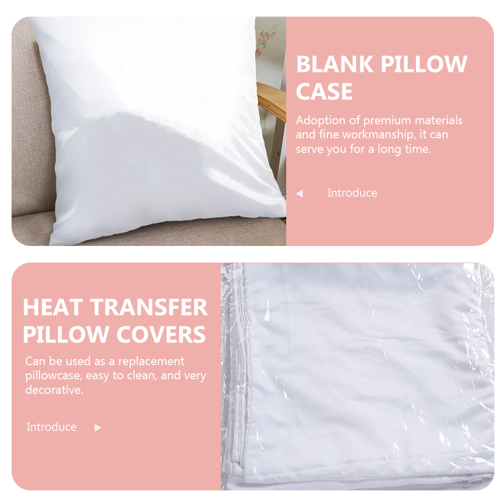 4Pcs White Sublimation Pillow  - Pillow Cover Sublimation avis et prix