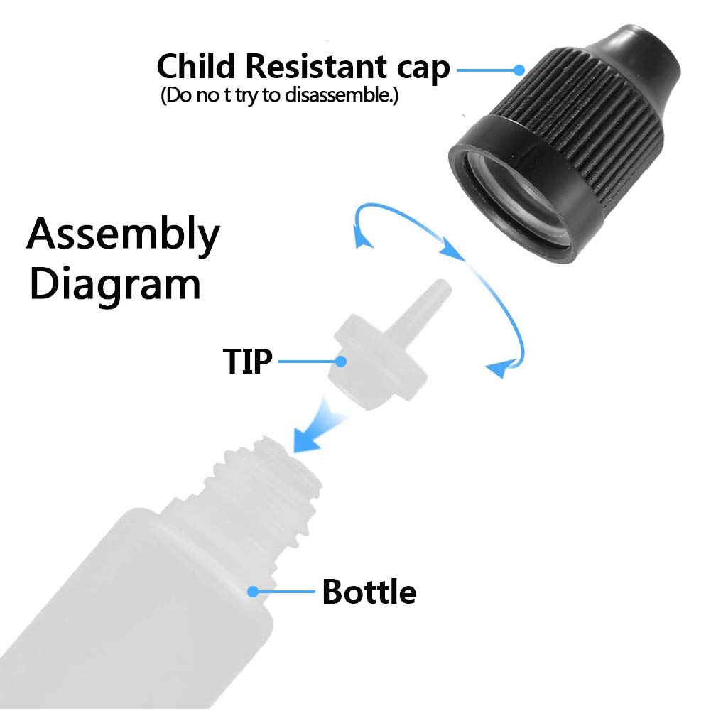 5Pcs 3ml-120ml LDPE Empty Plas - Water Bottle Blank avis et prix