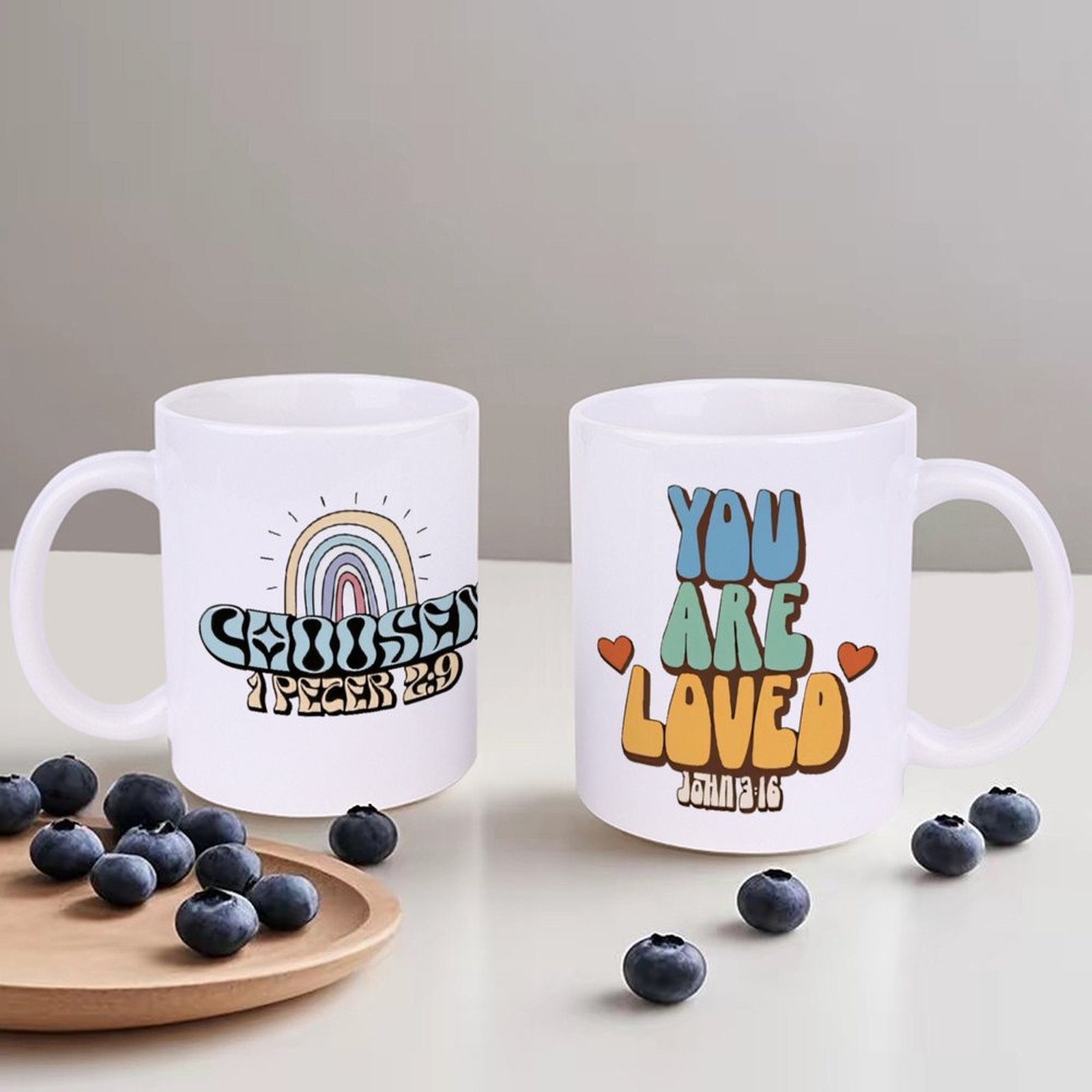 A Rainbow And A Rainbow With T - Sublimation Mug White avis et prix