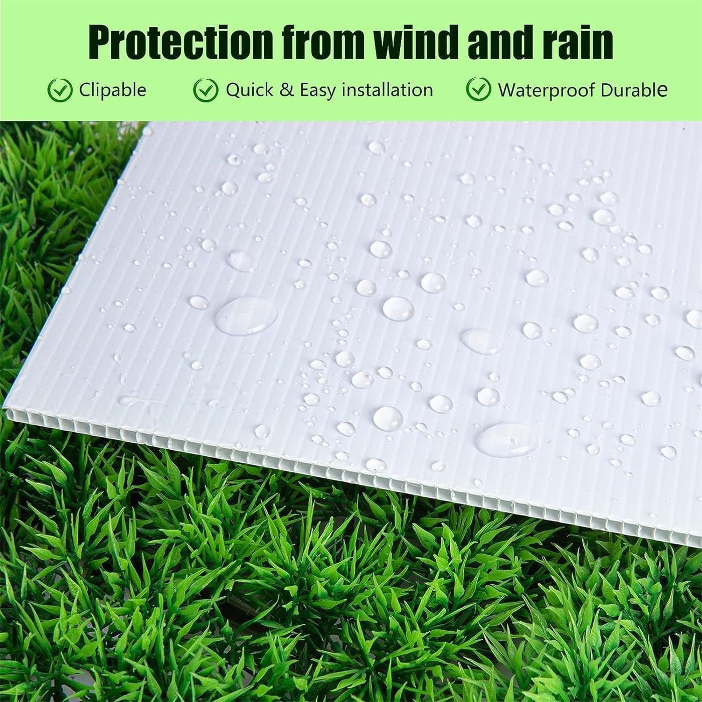 6 Pack 24x18 White Blank Lawn  - Yard Sign Blank avis et prix