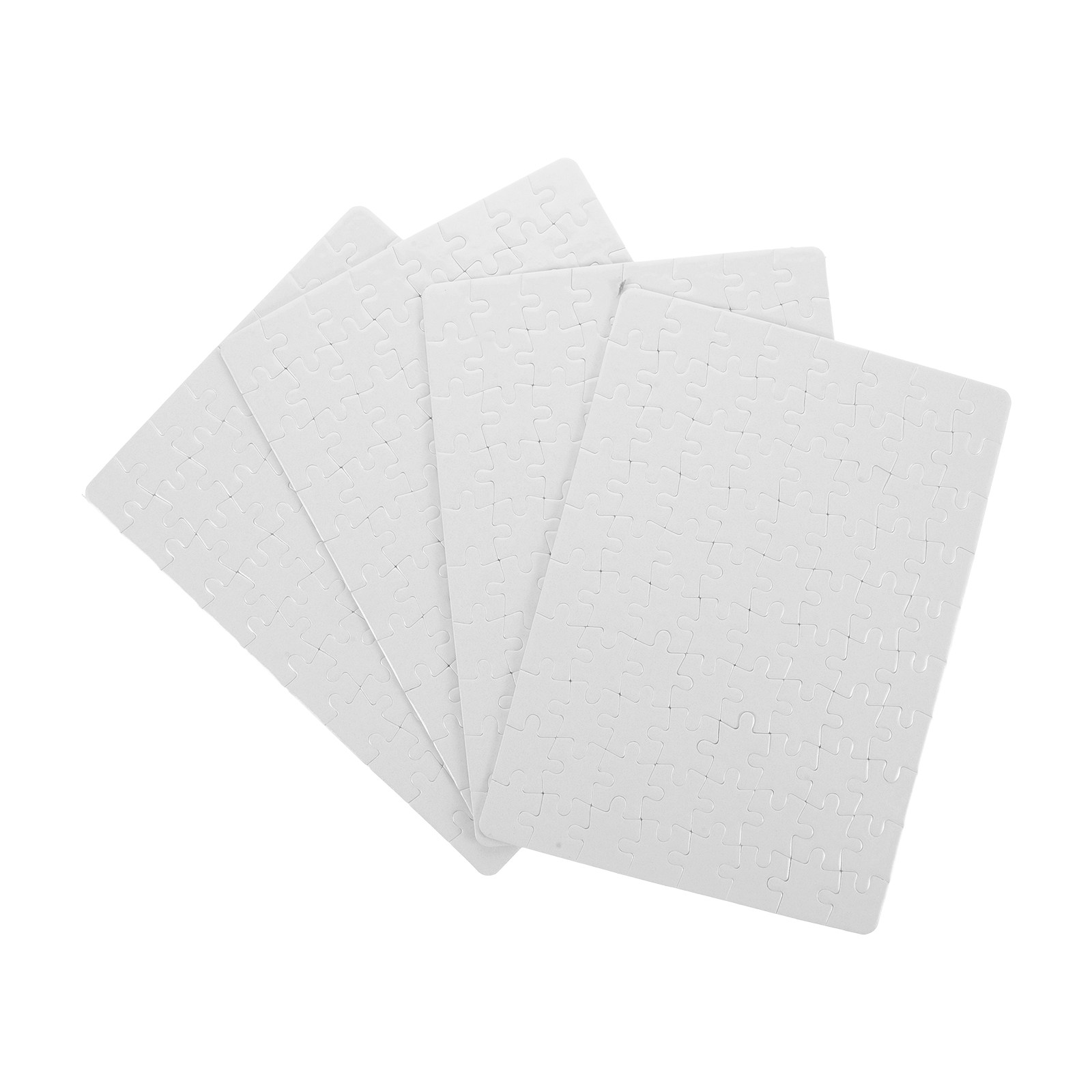 4 Sheets Blank Puzzle Pieces C - Puzzle Blank White avis et prix