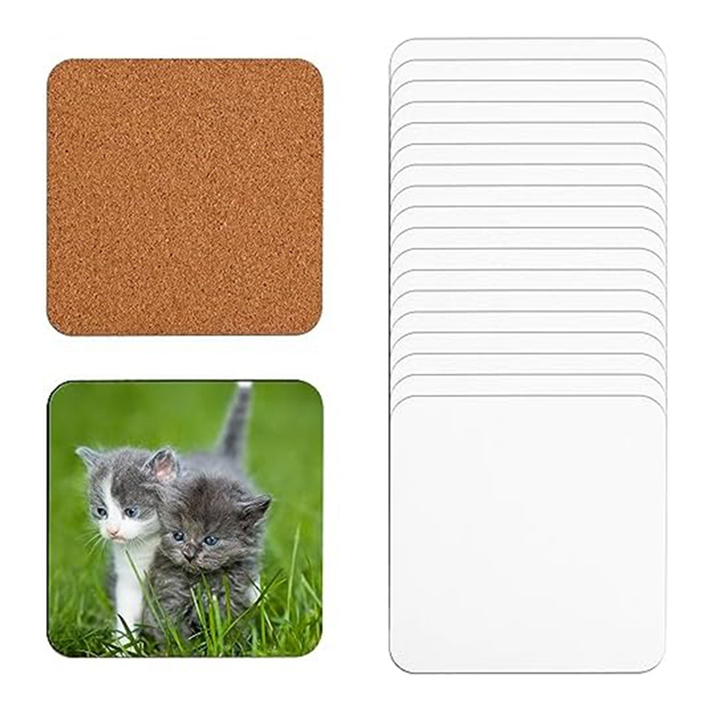 ABGE-40 PCS Sublimation Coaste - Coaster Sublimation Blank avis et prix