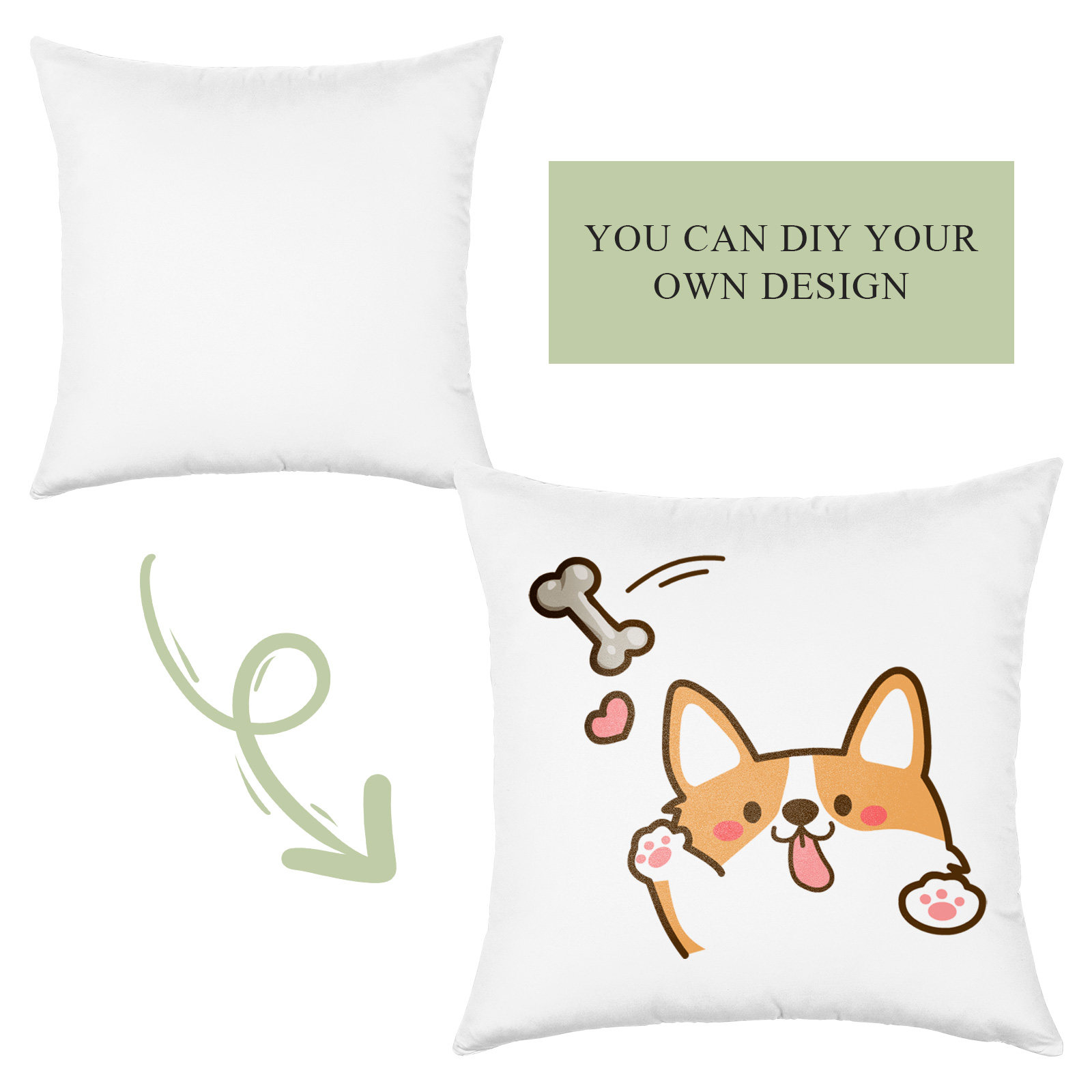 4Pcs Sublimation Pillow Cover  - Pillow Cover Sublimation avis et prix