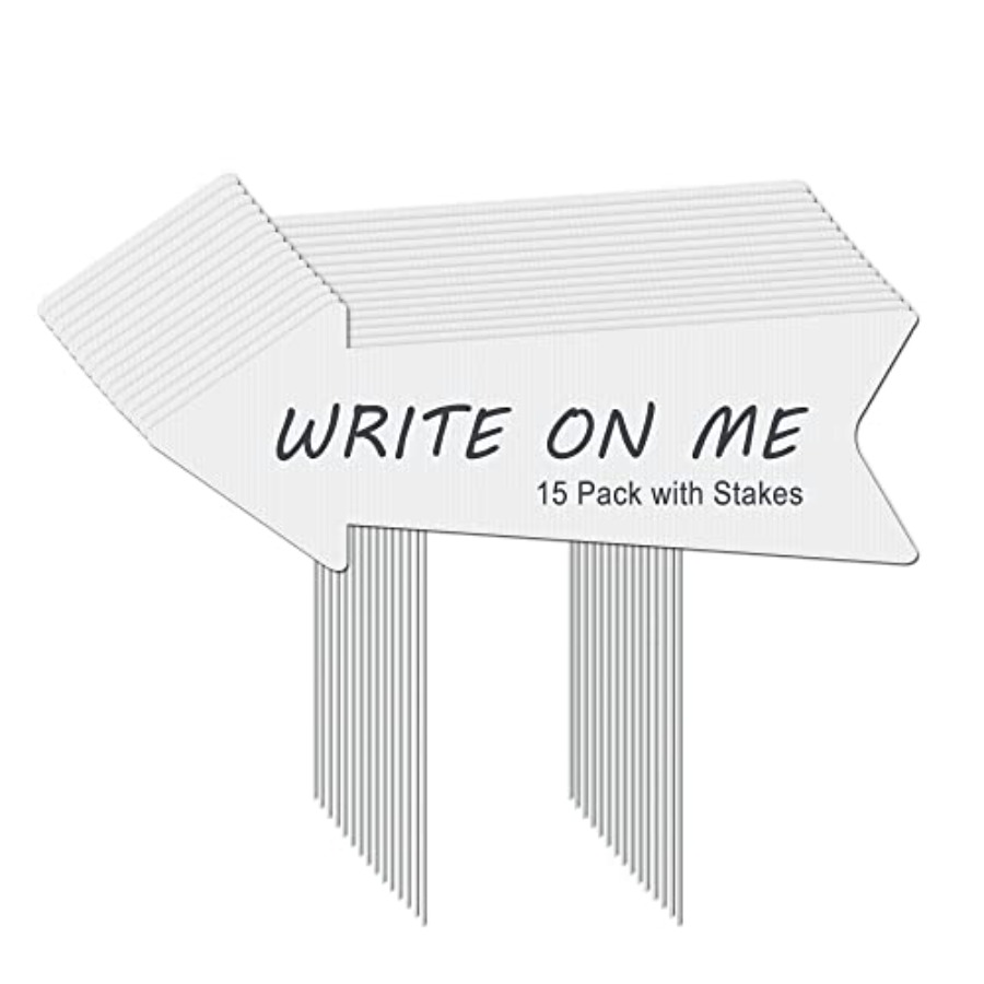 Blank Arrow Signs with Stakes  - Yard Sign Blank avis et prix