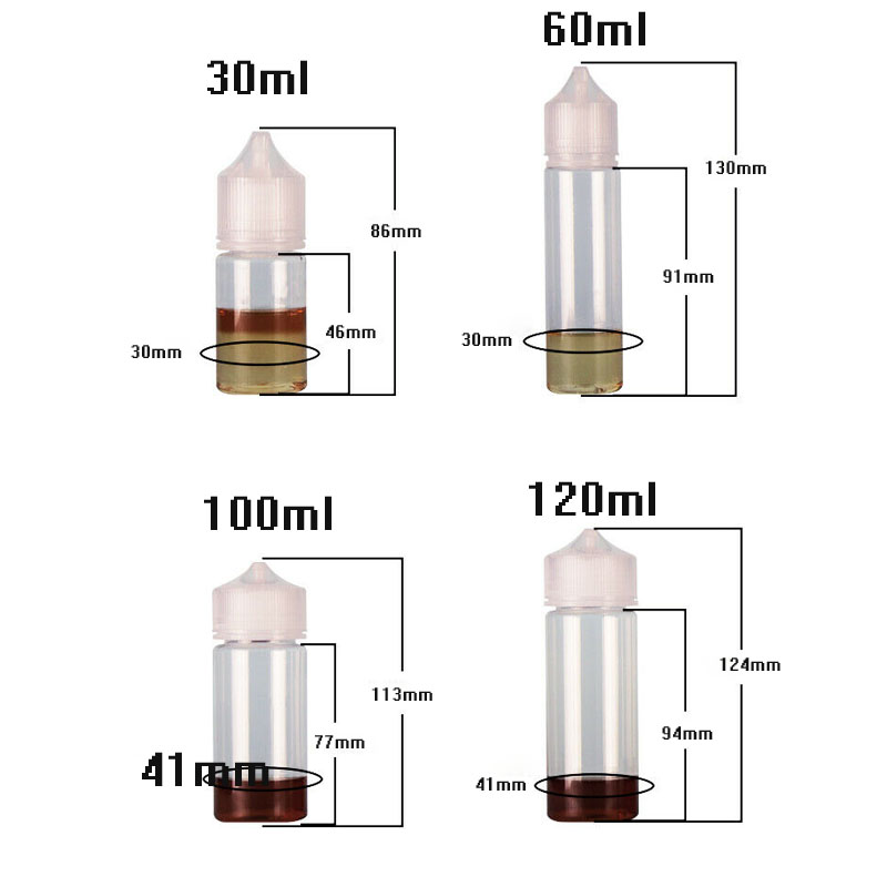 5pcs 30ml/60ml/100ml/120ml Pla - Water Bottle Blank avis et prix