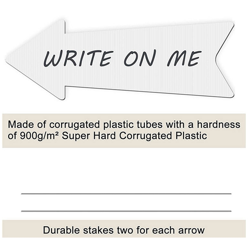 B50C Directional Arrows Signs  - Yard Sign Blank avis et prix