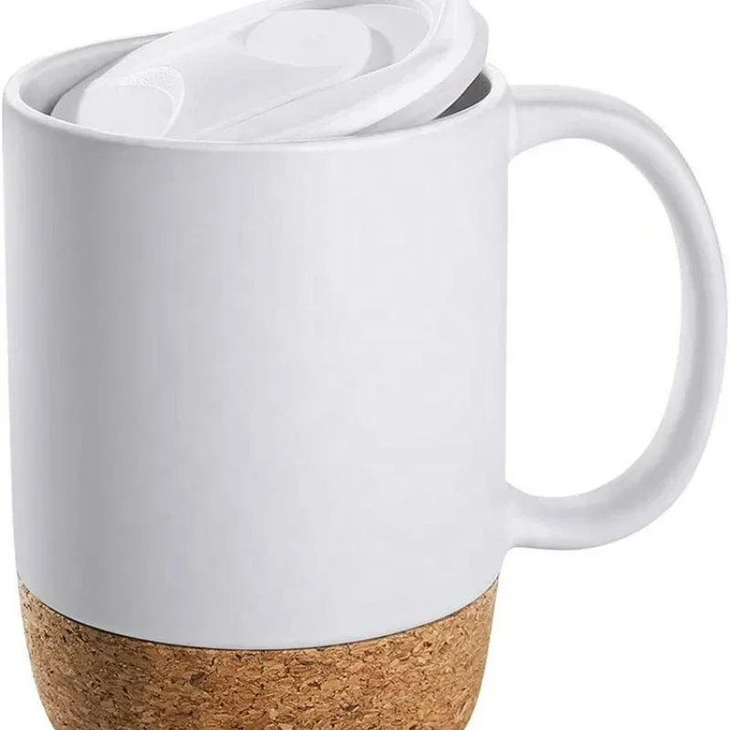 Coffee Mug with Cork Base Bott - Sublimation Mug White avis et prix