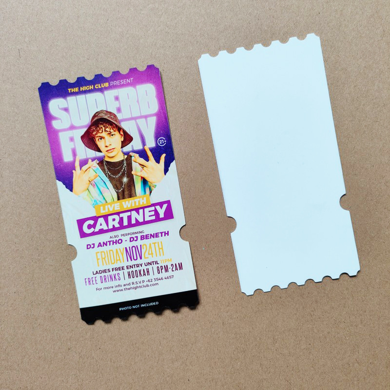 Blank Sublimation Invitation L - Puzzle Blank White avis et prix