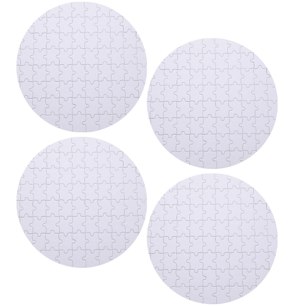 4Pcs Blank Sublimation Puzzles - Puzzle Blank White avis et prix