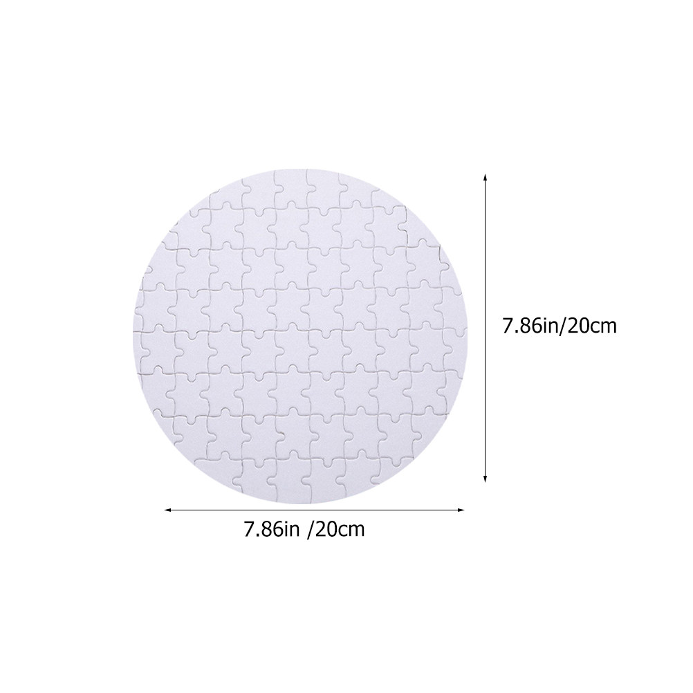 4Pcs Blank Sublimation Puzzles - Puzzle Blank White avis et prix