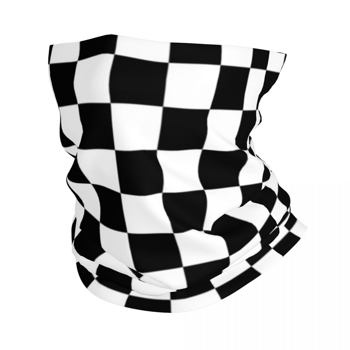 Black And White Checkered Band - Bandana Blank White avis et prix