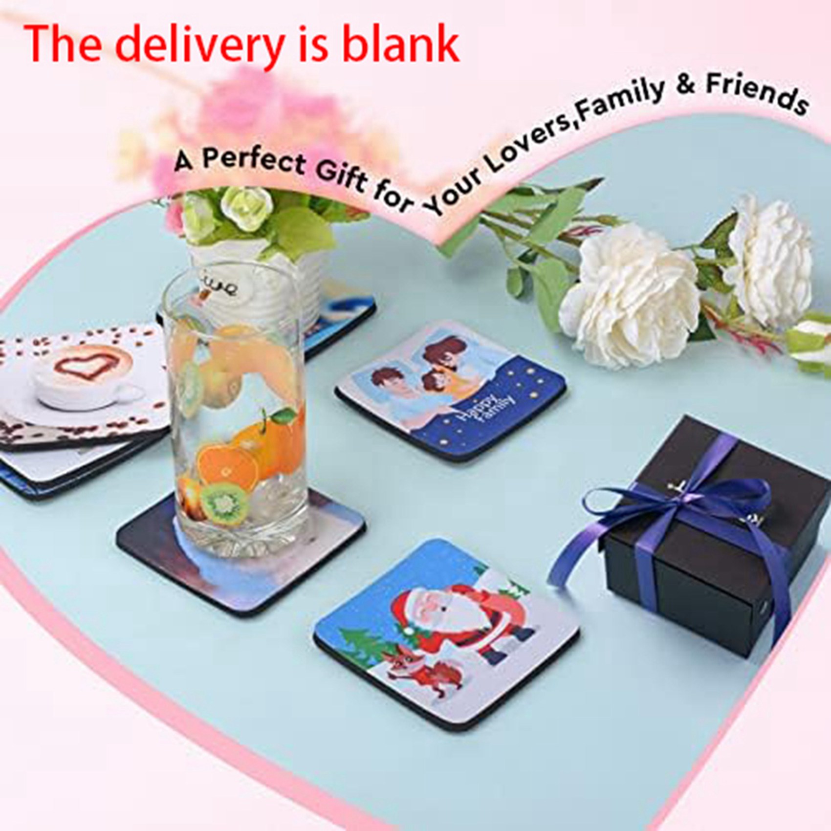 【LAST CHANCE】40PCS Square Subl - Coaster Sublimation Blank avis et prix