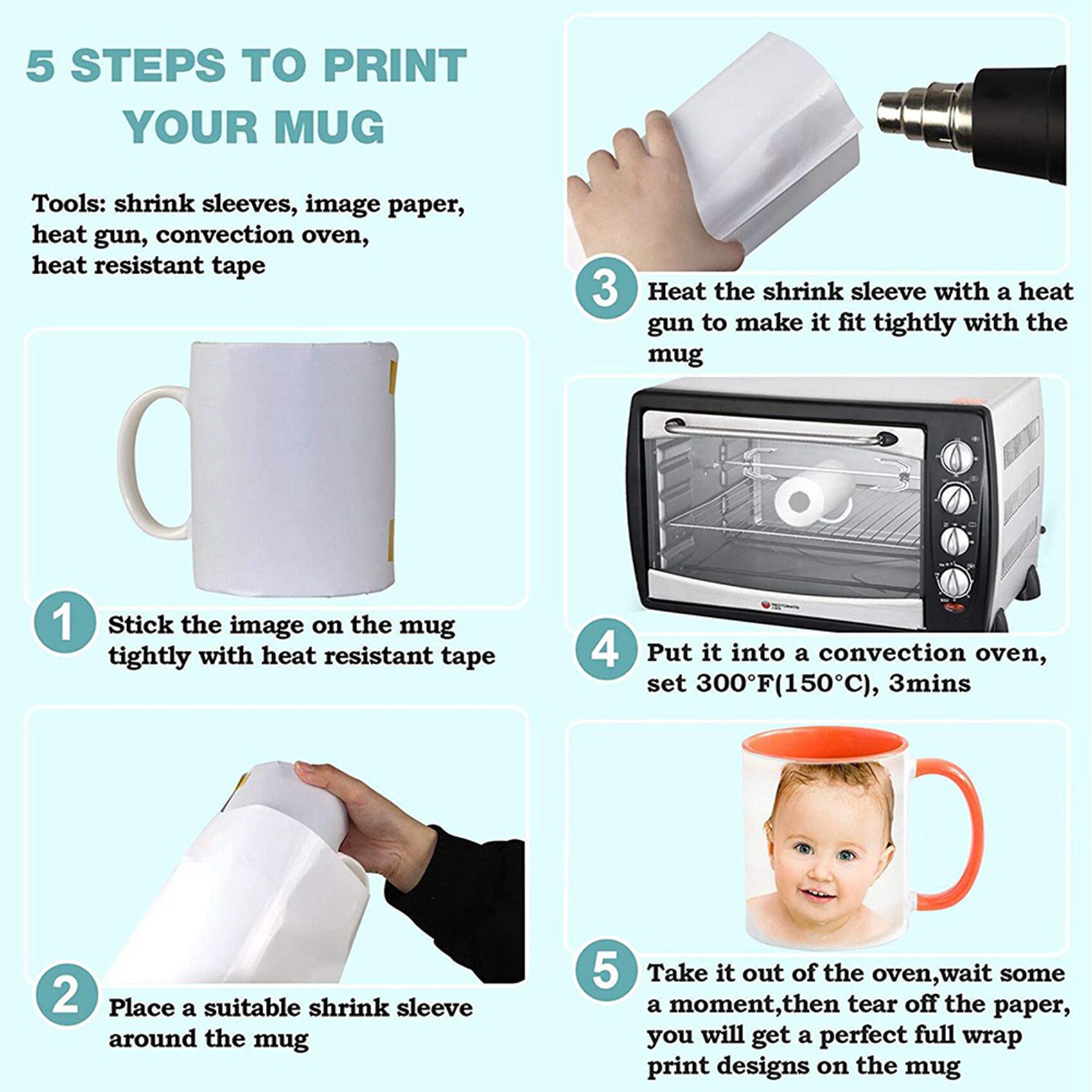 Premium-8X12 Inch Sublimation  - Sublimation Mug White avis et prix
