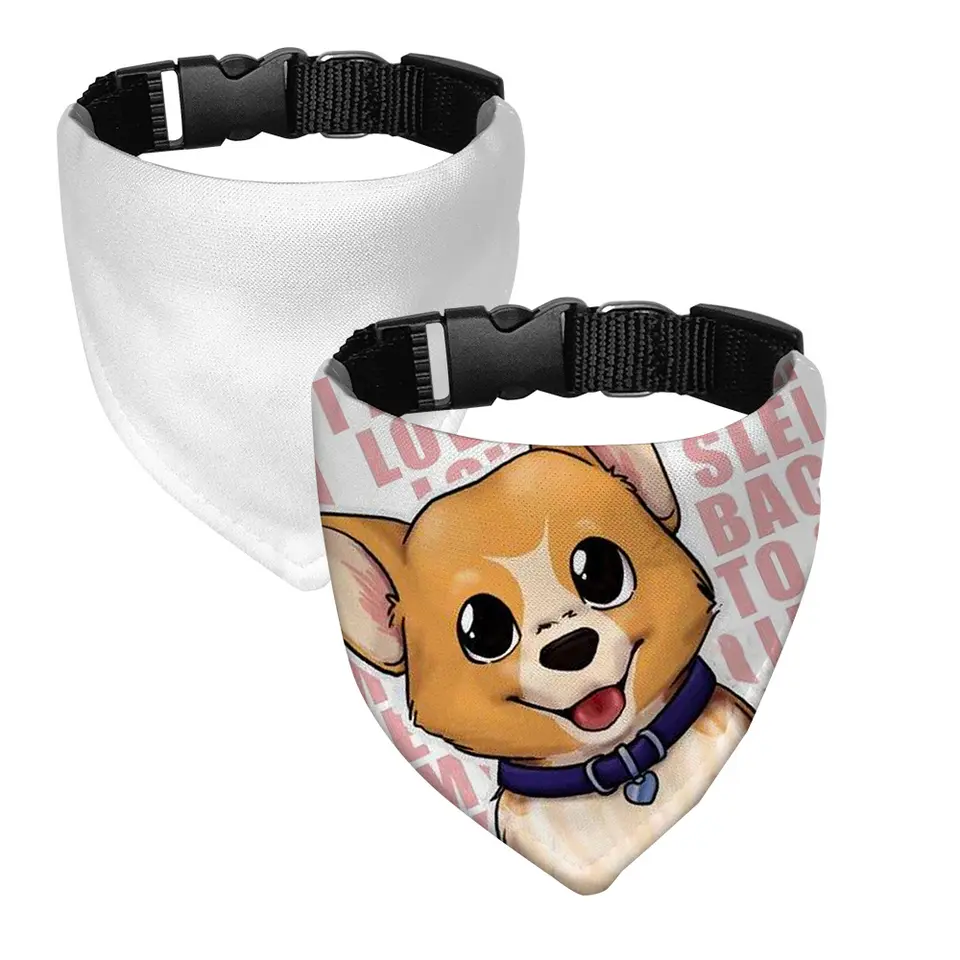 Sublimation White Blank Dog Pe - Bandana Blank White avis et prix