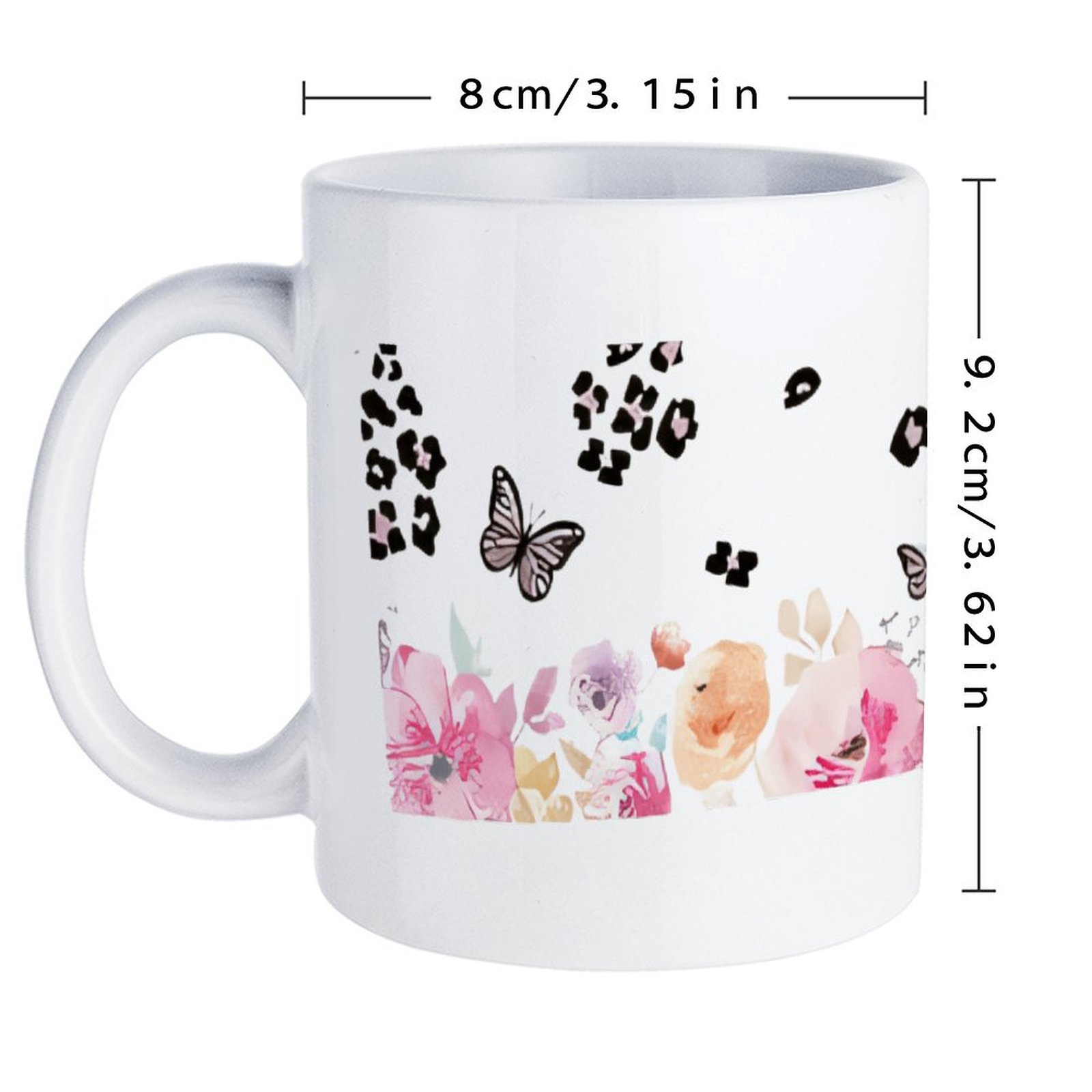 A Watercolor Painting Of Flowe - Sublimation Mug White avis et prix