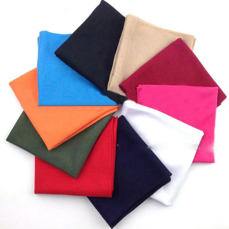 Solid Bandana Scarf Headband F - Bandana Blank White avis et prix