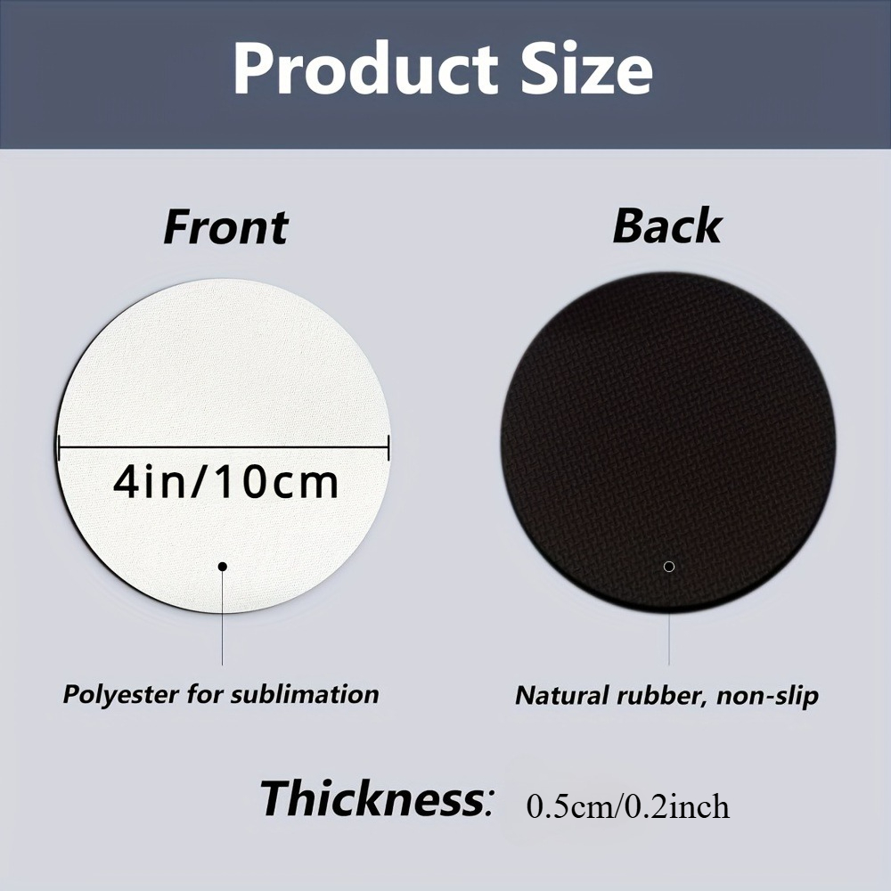 20/60pcs Coasters, Blank Heat- - Coaster Sublimation Blank avis et prix