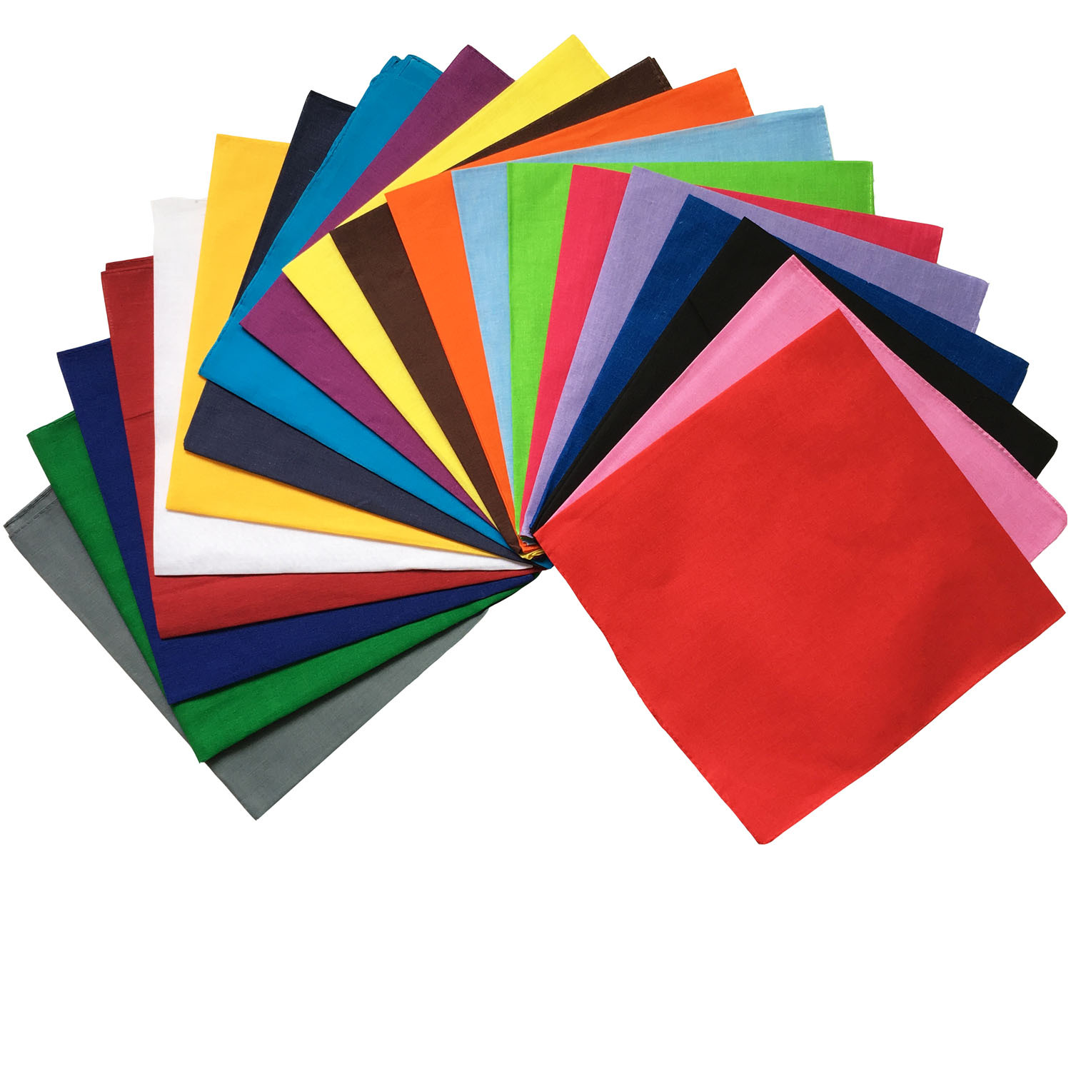 100%Cotton Cotton solid color  - Bandana Blank White avis et prix