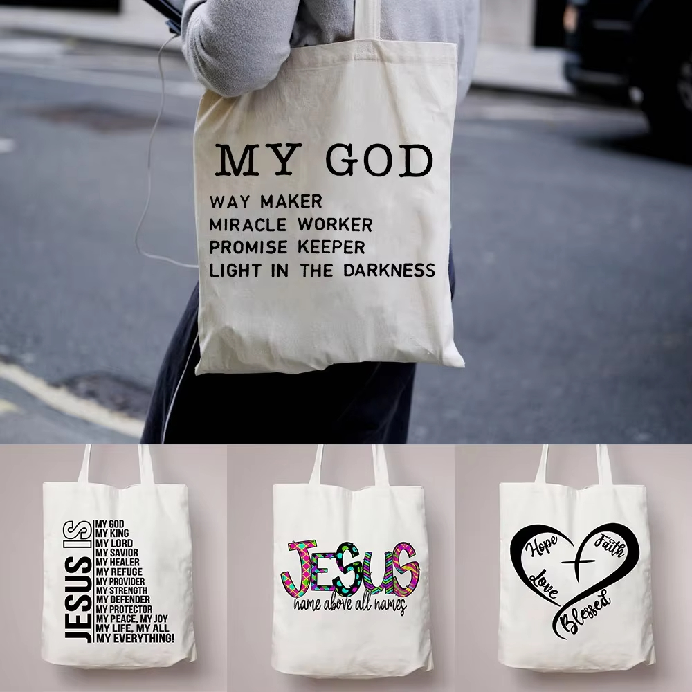 All My Hope Is in Jesus Patter - Tote Bag Sublimation avis et prix