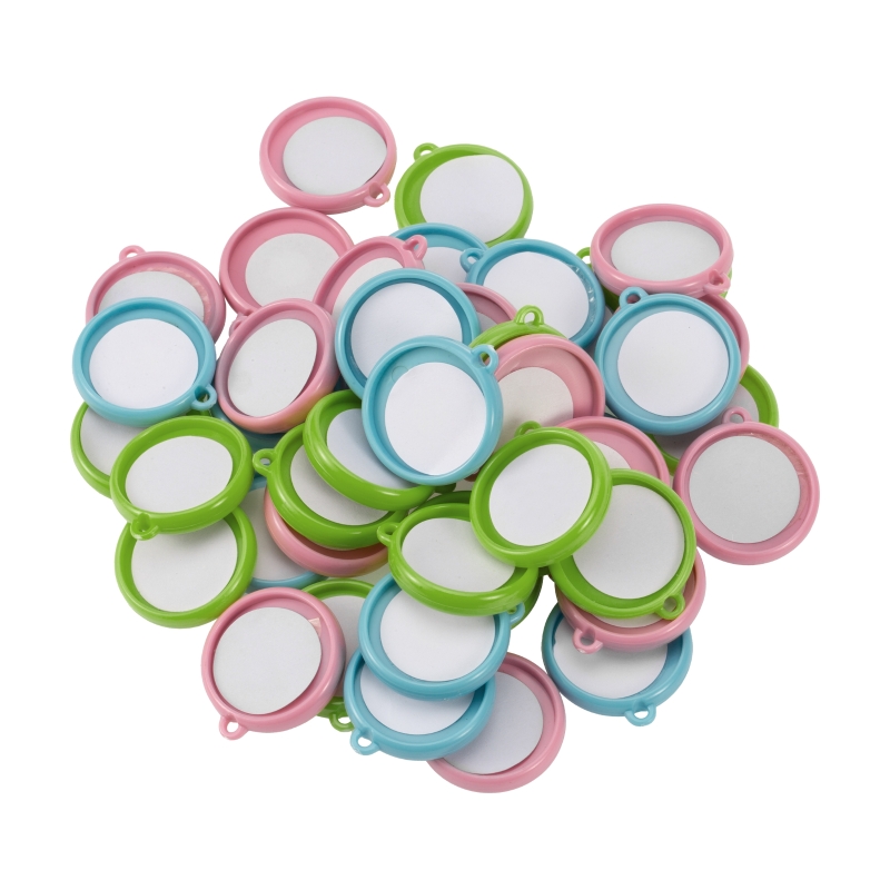 50pcs/Set 32mm Double-side Key - Button Badge Blank avis et prix
