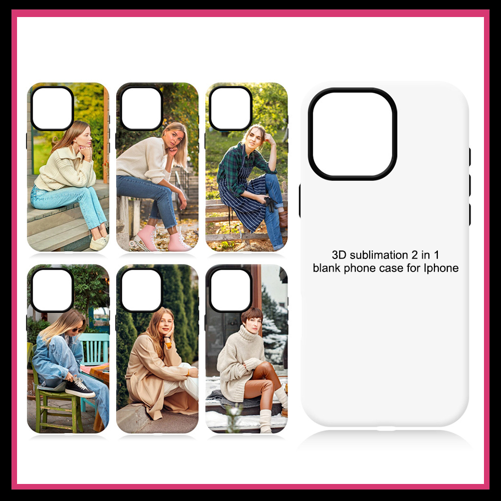 FONLYU 5PCS Sublimation 3D Bla - Phone Case Blank Print avis et prix