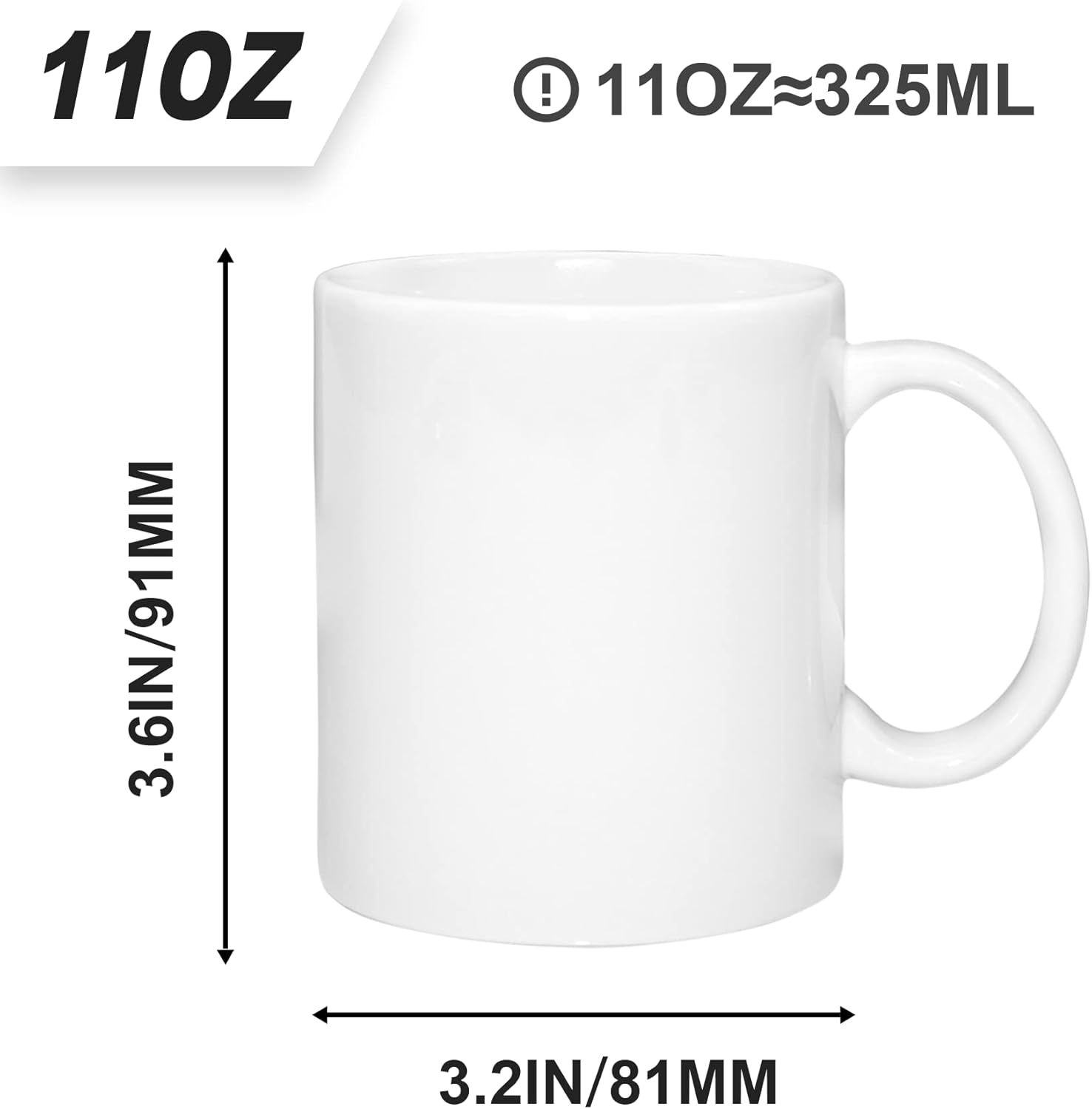 Set of 36 Sublimation Blanks D - Sublimation Mug White avis et prix