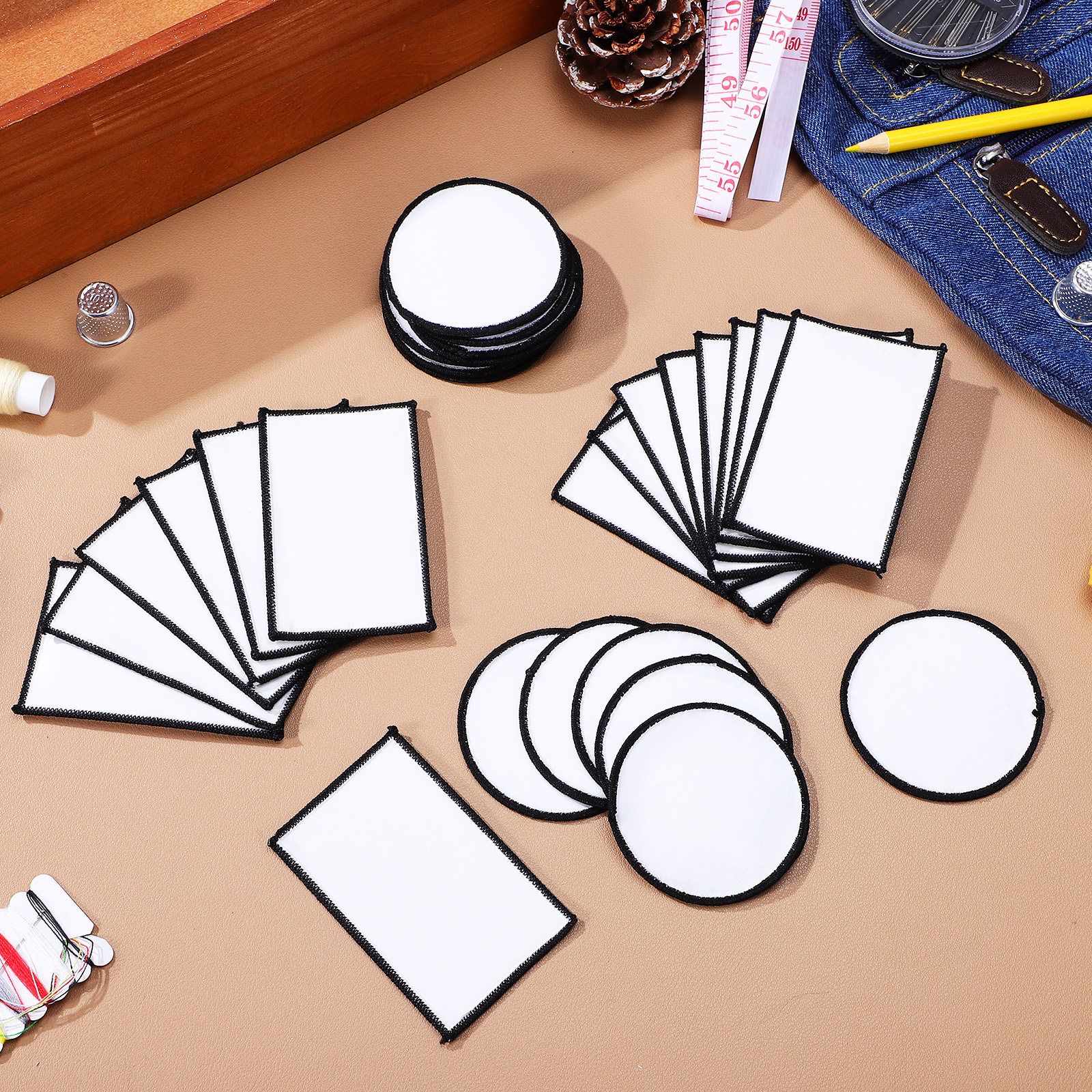 30Pcs Adhesive Backing Blank P - Hat Sublimation Blank avis et prix