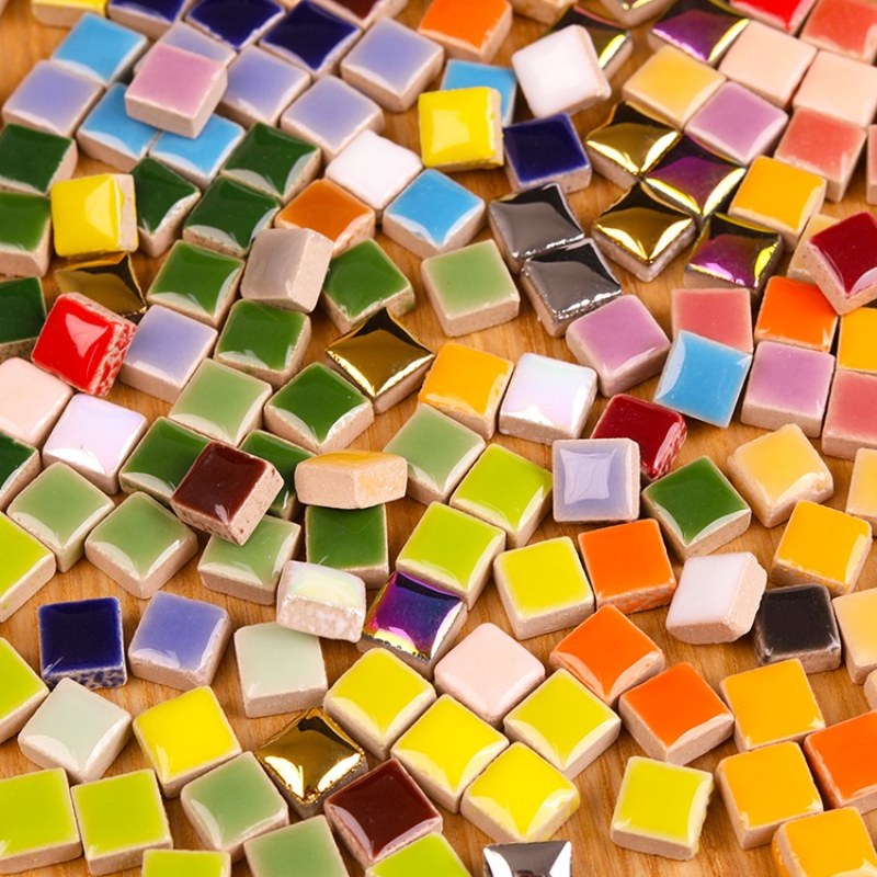 100g DIY Ceramic Mosaic Tiles  - Ceramic Tile Blank avis et prix