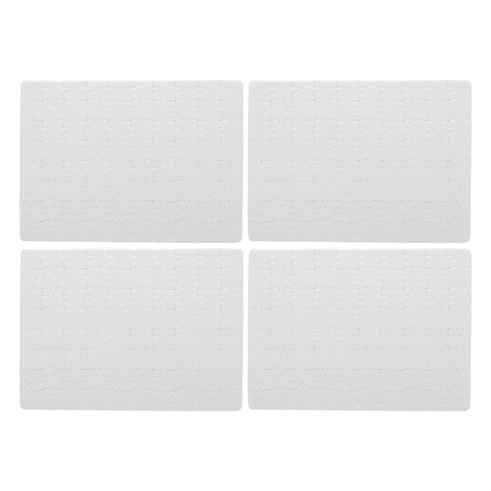 4 Sheets Blank Jigsaw Puzzle B - Puzzle Blank White avis et prix