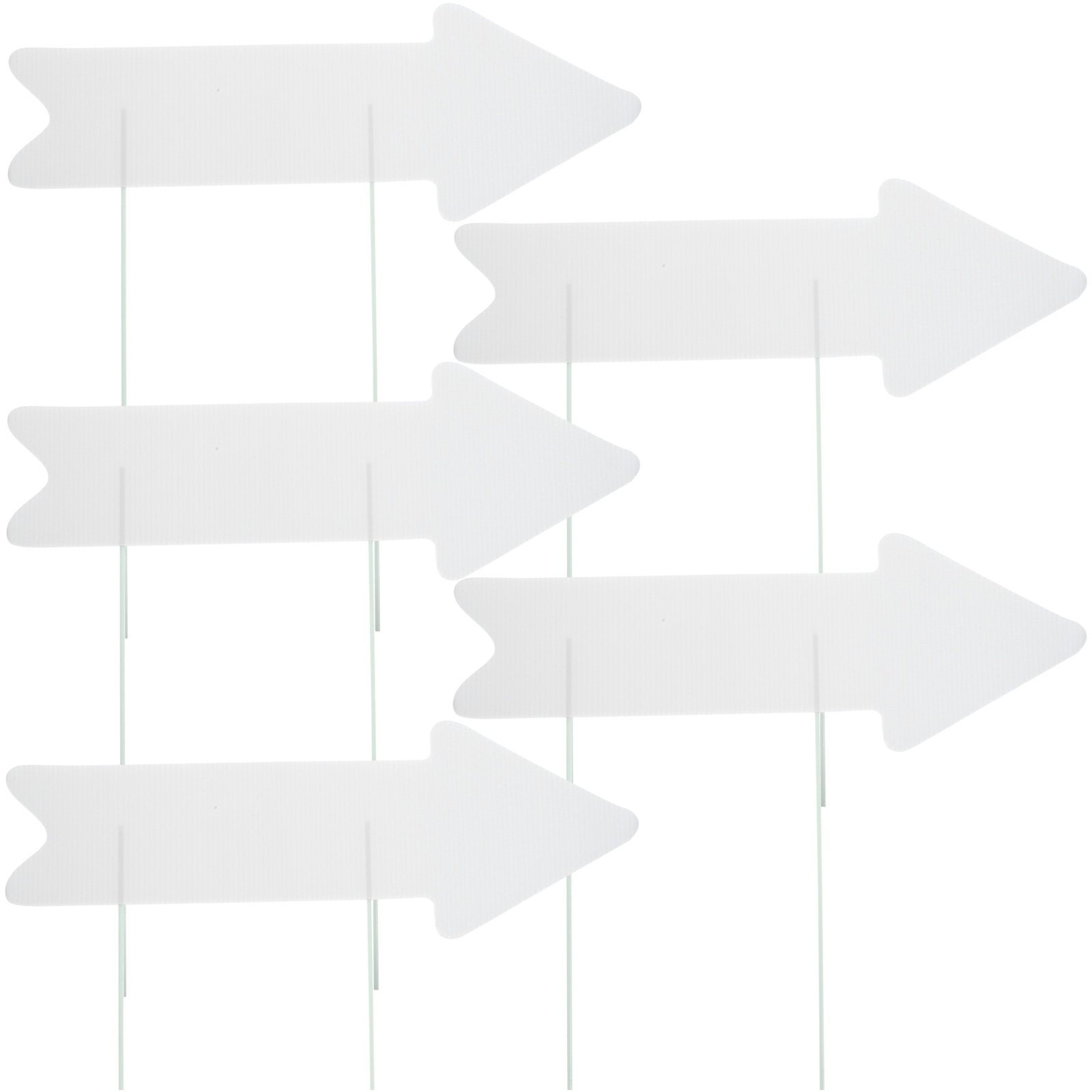 5Pcs Blank Yard Signs Plastic  - Yard Sign Blank avis et prix